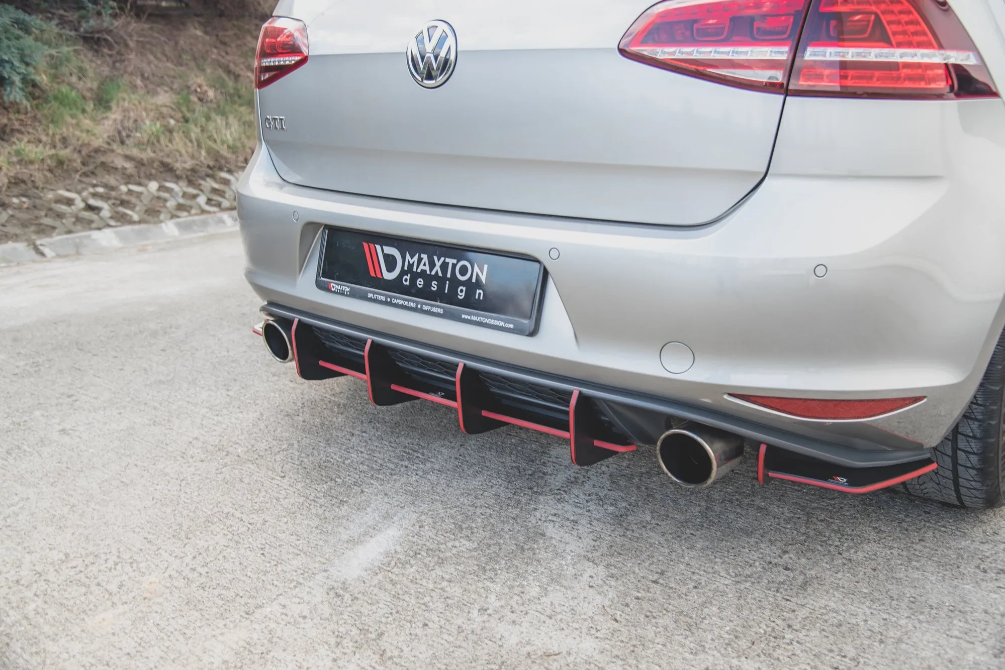 Diffuser V.1 VW Golf 7 GTI 2013 - 2017 | Street Pro Black Edition – bilde 12