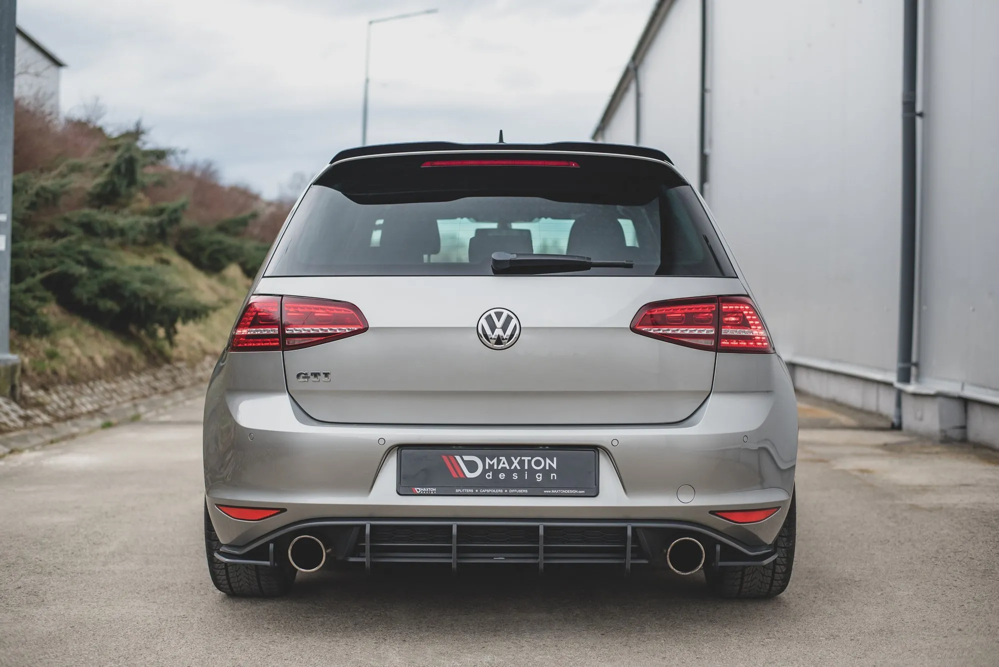 Diffuser V.1 VW Golf 7 GTI 2013 - 2017 | Street Pro Black Edition – bilde 5
