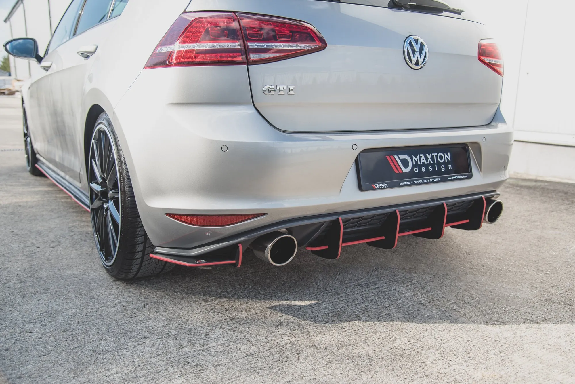Diffuser V.1 VW Golf 7 GTI 2013 - 2017 | Street Pro Black Edition – bilde 9