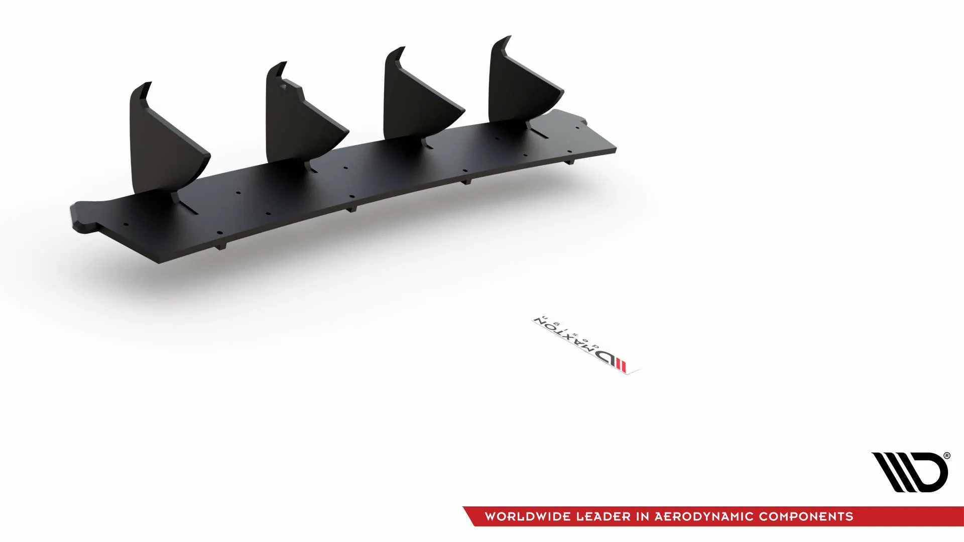 Diffuser V.1 VW Golf 8 GTI / GTI Clubsport / R-line 2020-> | Street Pro Black Edition – bilde 8