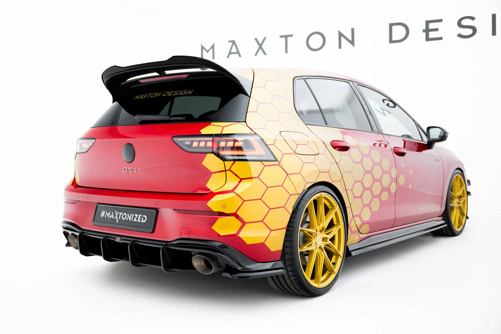 Diffuser V.1 VW Golf GTI Clubsport VIII Facelift 2024 -> | Street Pro Black Edition