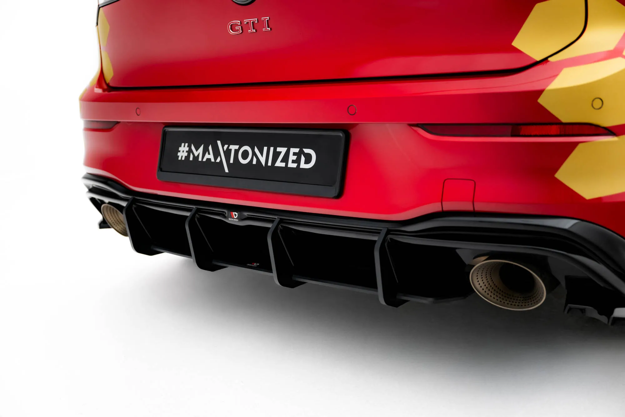 Diffuser V.1 VW Golf GTI Clubsport VIII Facelift 2024 -> | Street Pro Black Edition – bilde 2