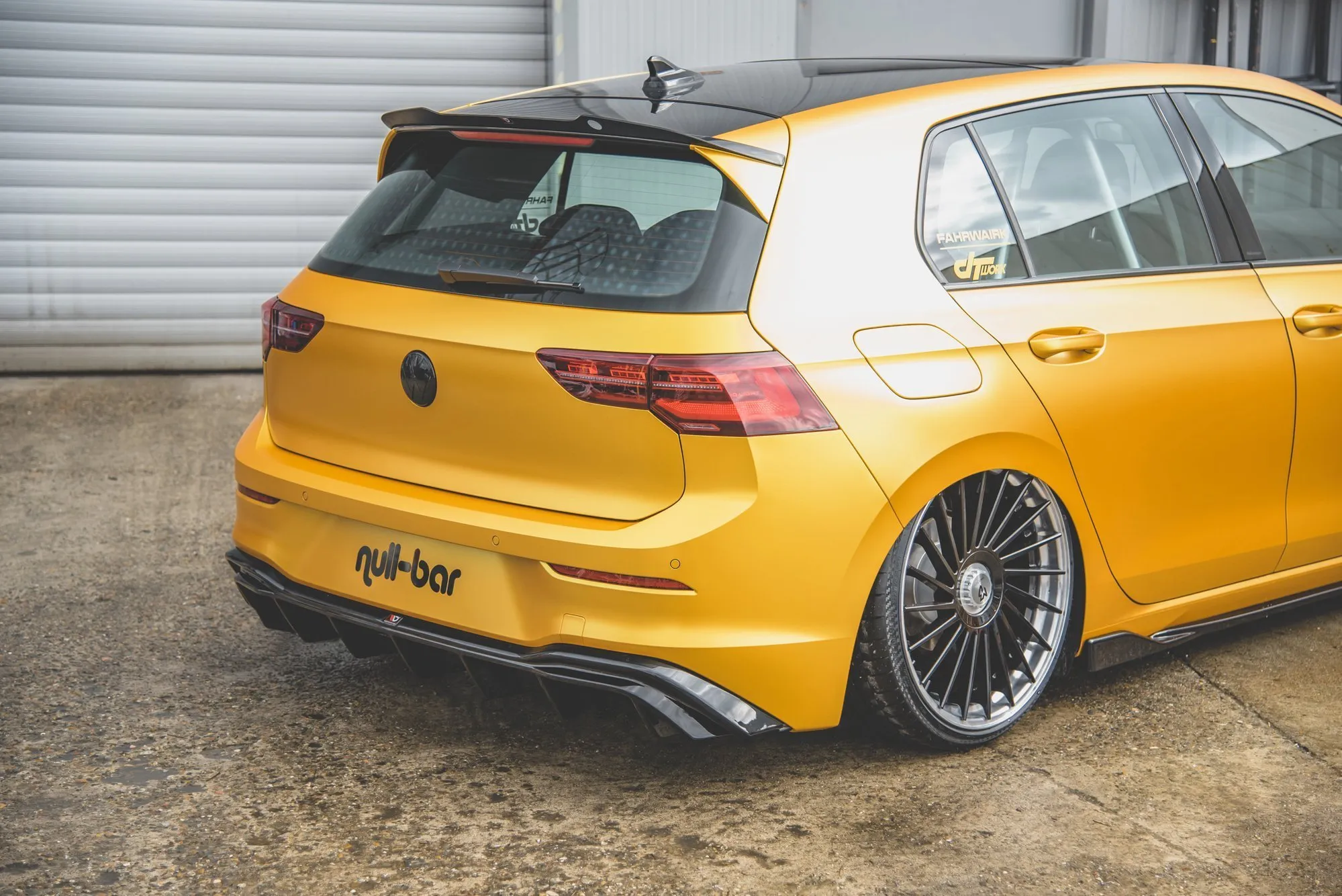 Diffuser V.1 VW Golf VIII 2019-> / VW Golf VIII R-line 2019-> | Glossy Black Edition – bilde 2