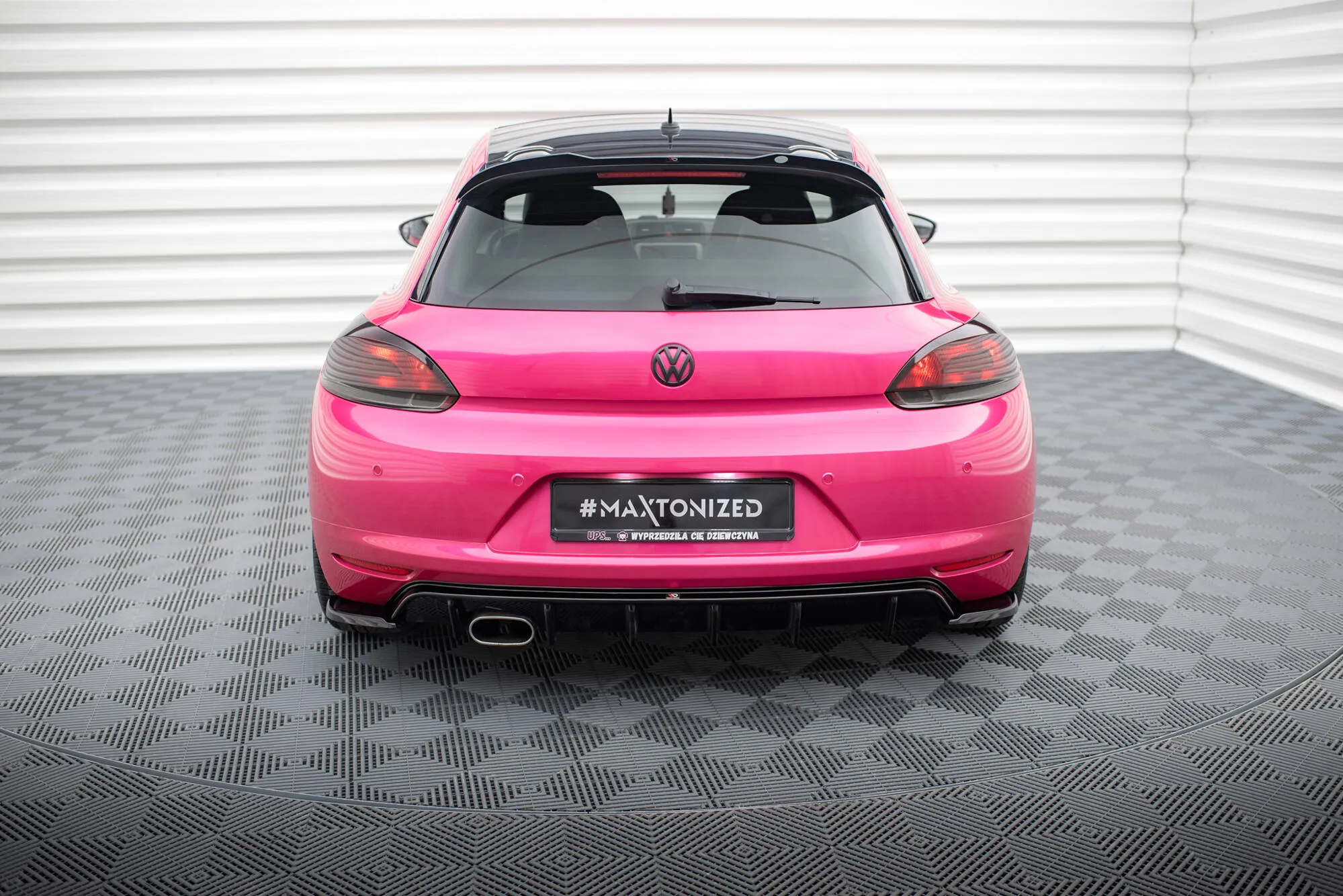 Diffuser V.1 VW Scirocco III 2008-2014 | Glossy Black Edition