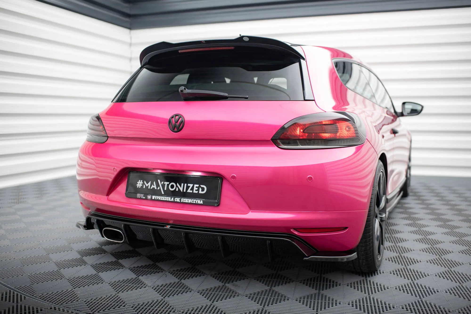 Diffuser V.1 VW Scirocco III 2008-2014 | Glossy Black Edition – bilde 2
