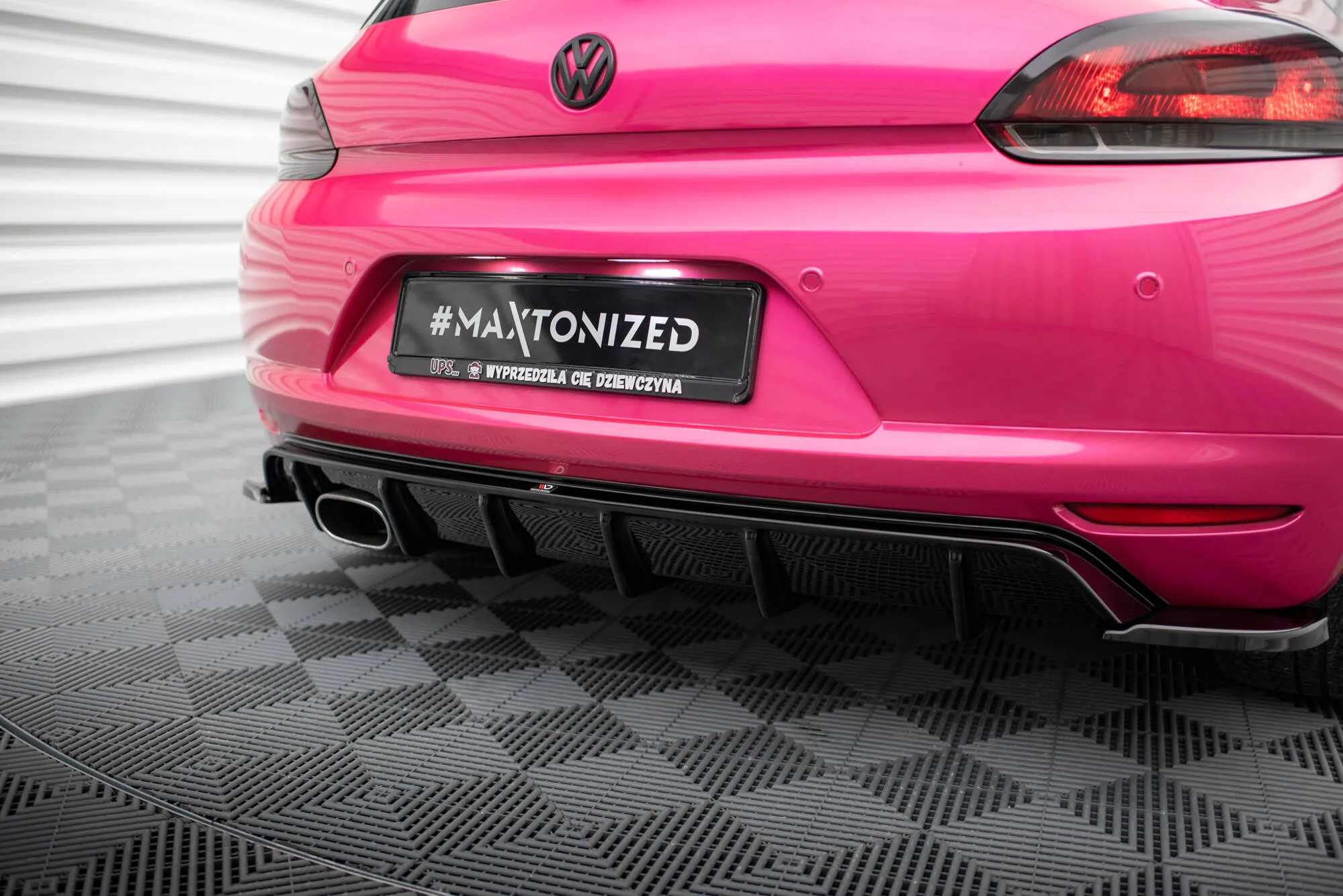 Diffuser V.1 VW Scirocco III 2008-2014 | Glossy Black Edition – bilde 5