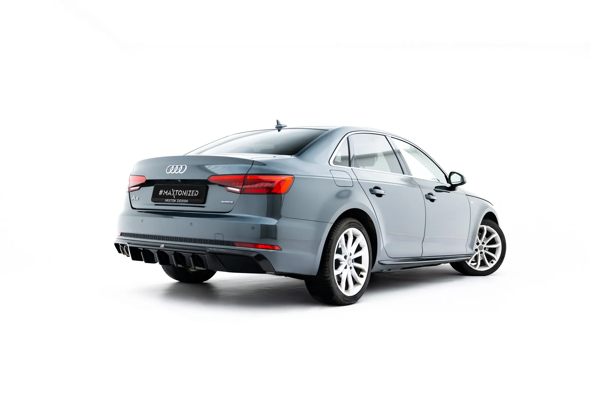 Diffuser V.2 Audi A4 B9 2015 - 2019 | Glossy Black Edition