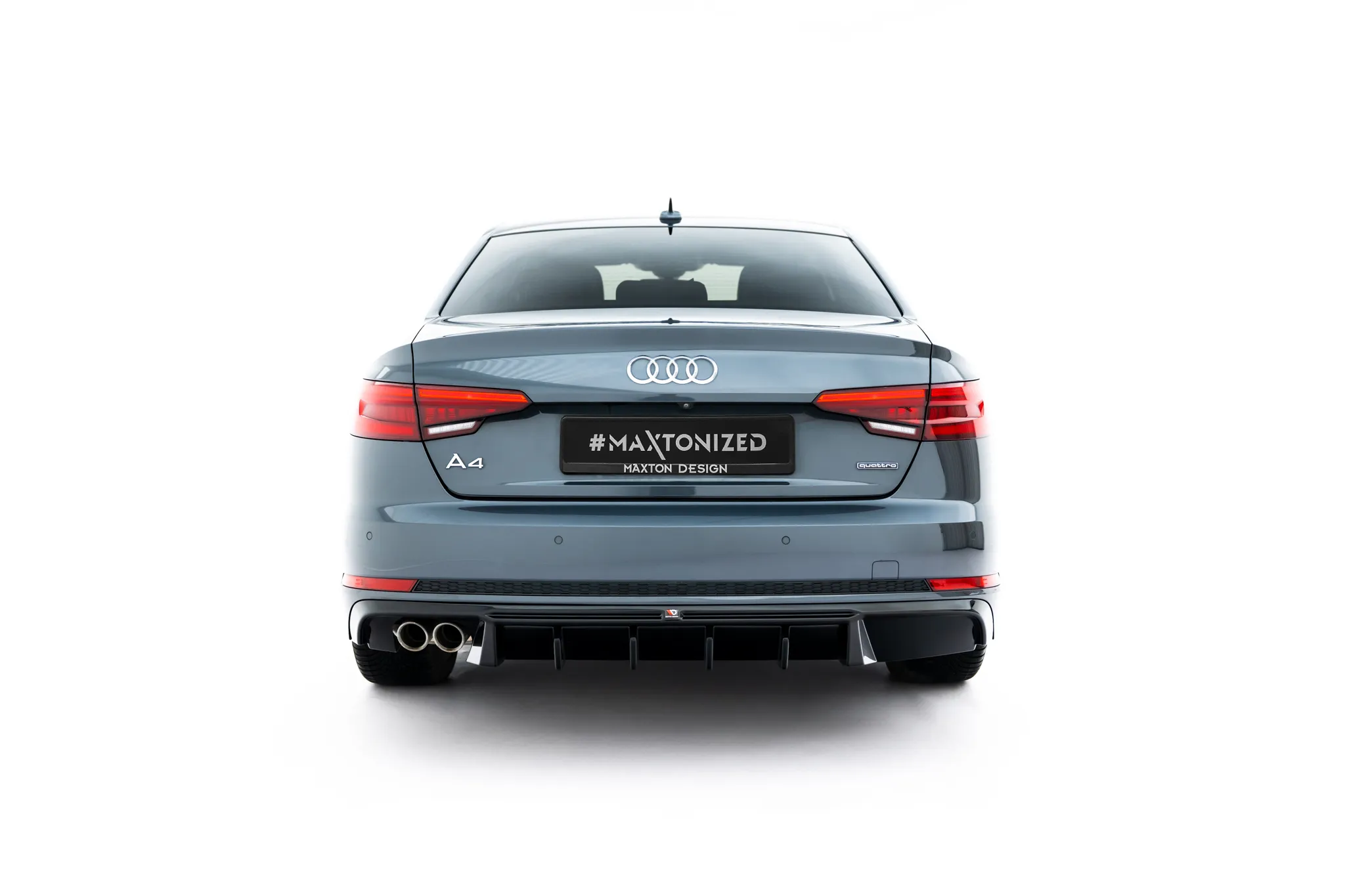 Diffuser V.2 Audi A4 B9 2015 - 2019 | Glossy Black Edition – bilde 7