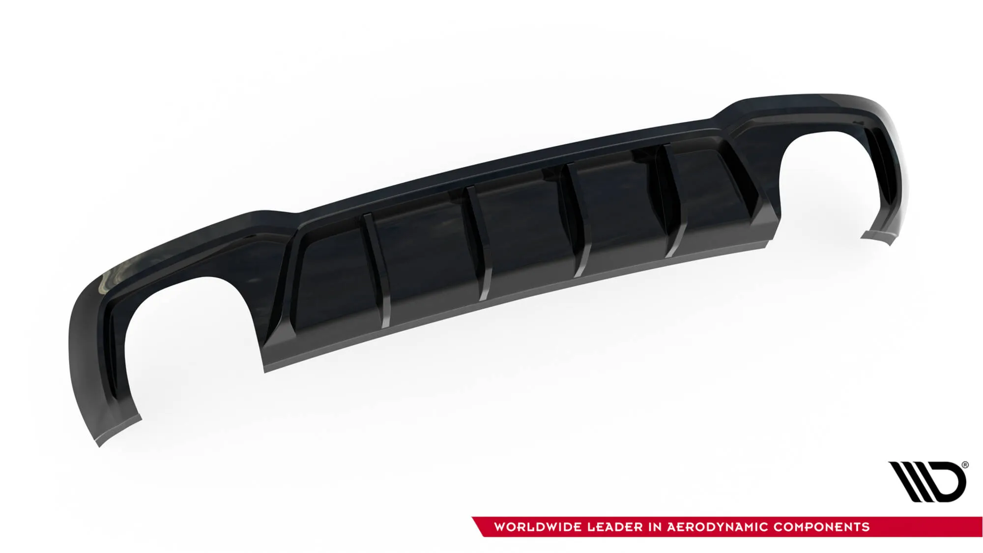 Diffuser V.2 Audi RS3 (8V) Sedan facelift 2017-2020 | Glossy Black Edition – bilde 4