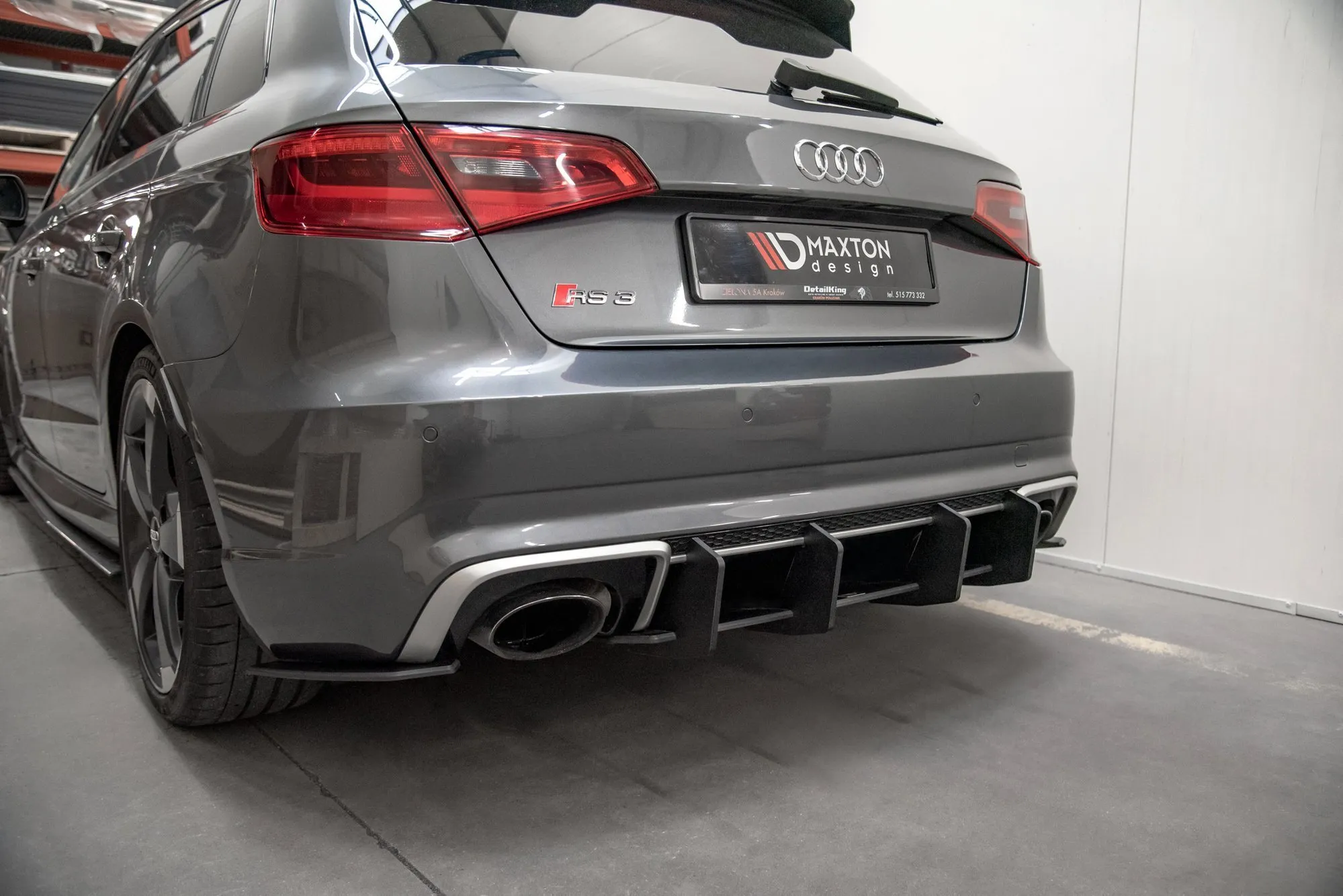 Diffuser V.2 Audi RS3 8V Sportback 2013-2020 | Street Pro Black Edition