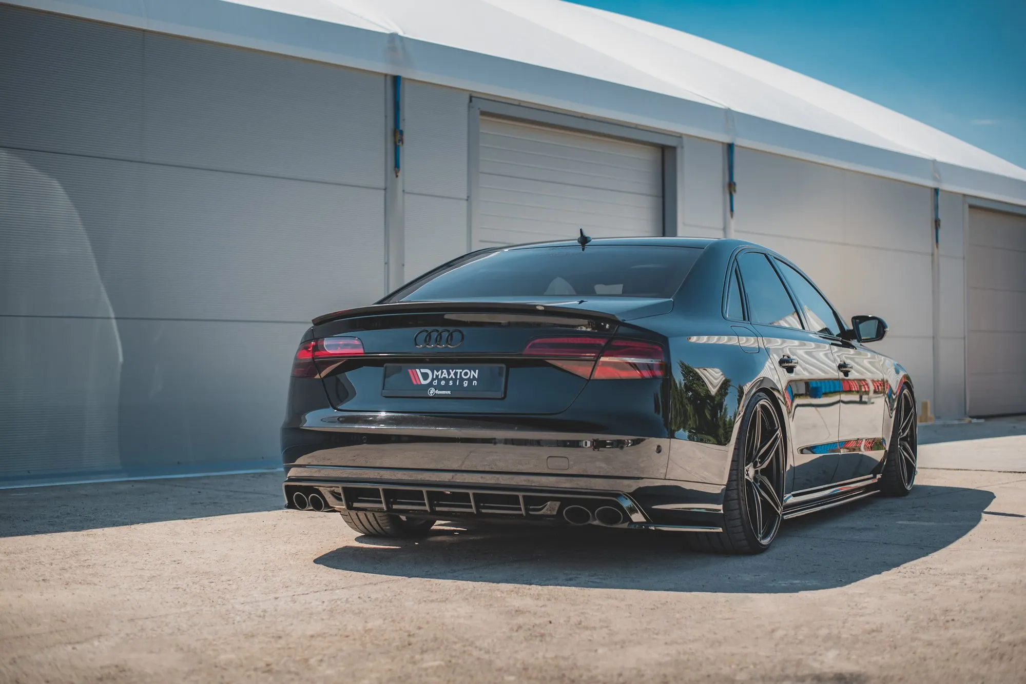 Diffuser V.2 Audi S8 D4 2015-2017 (Facelift) | Glossy Black Edition – bilde 2
