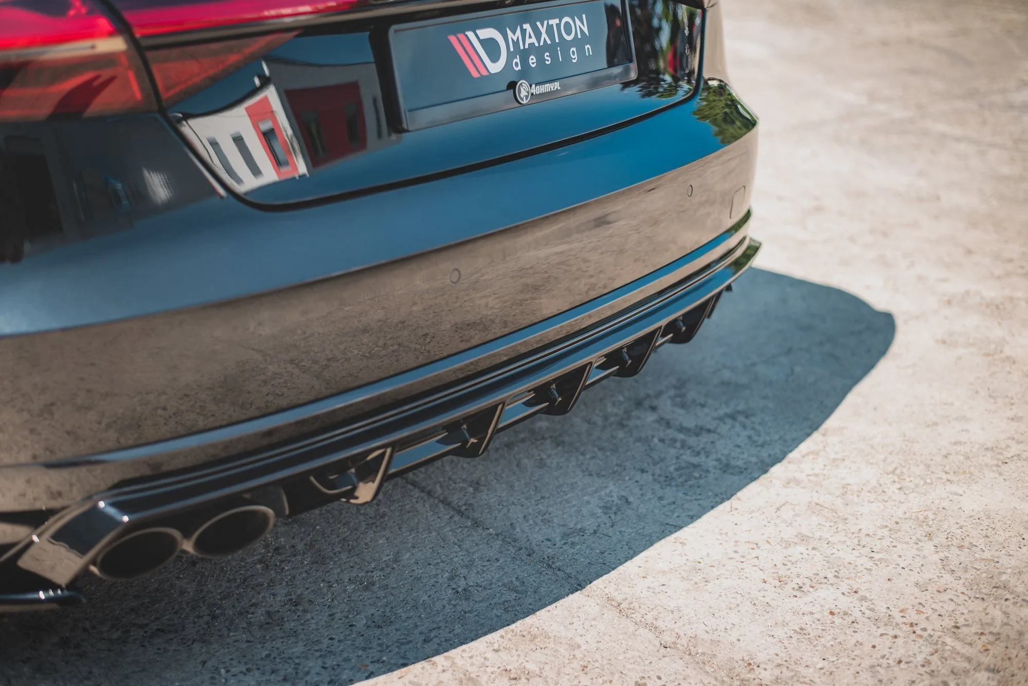 Diffuser V.2 Audi S8 D4 2015-2017 (Facelift) | Glossy Black Edition – bilde 3