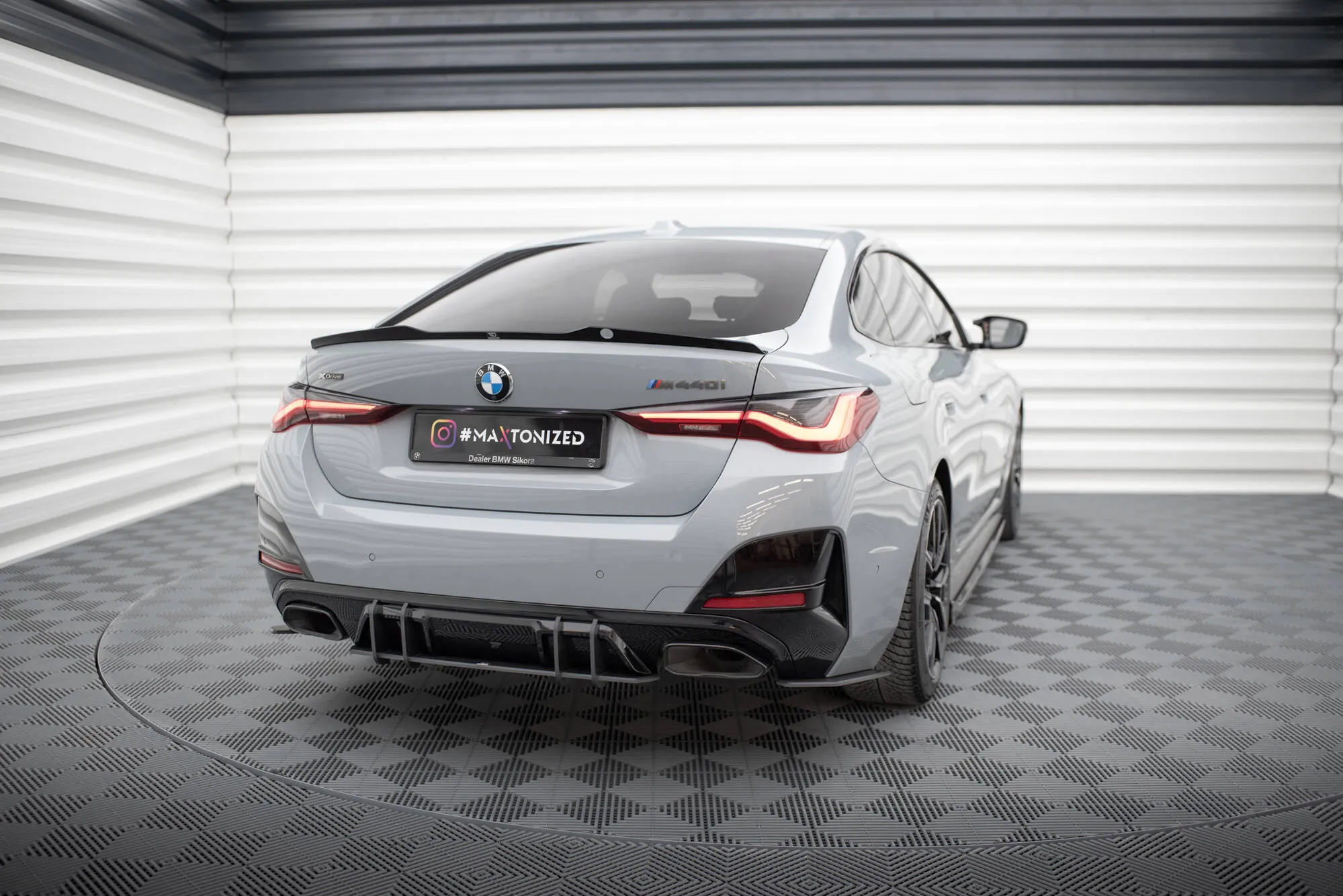 Diffuser V.2 BMW 4 Gran Coupe M440i (G26) 2021 - > | Street Pro Black Edition