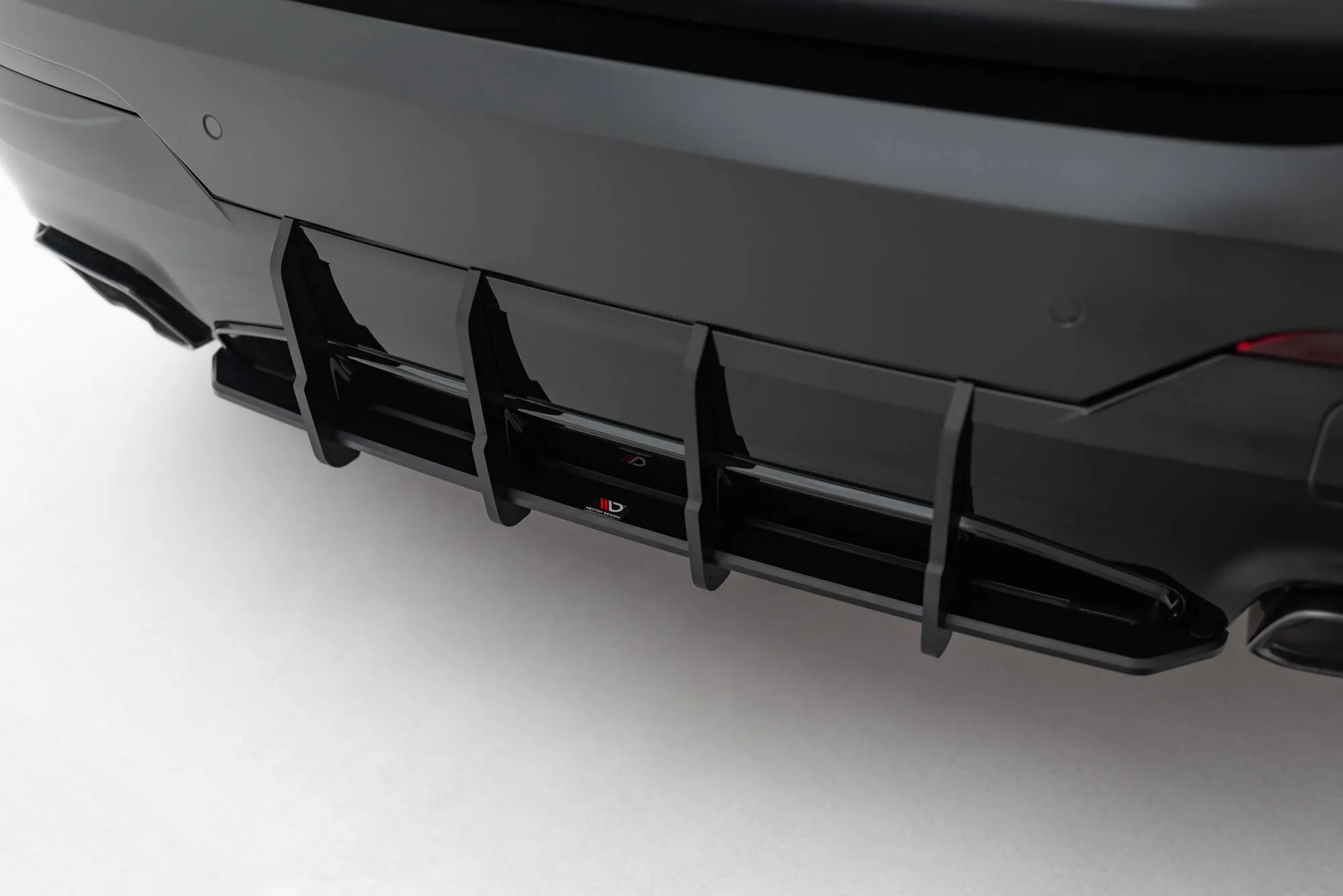 Diffuser V.2 BMW 4 (M-Pack/M440i) (G22/G23) 2020 -> | Street Pro Black Edition – bilde 4