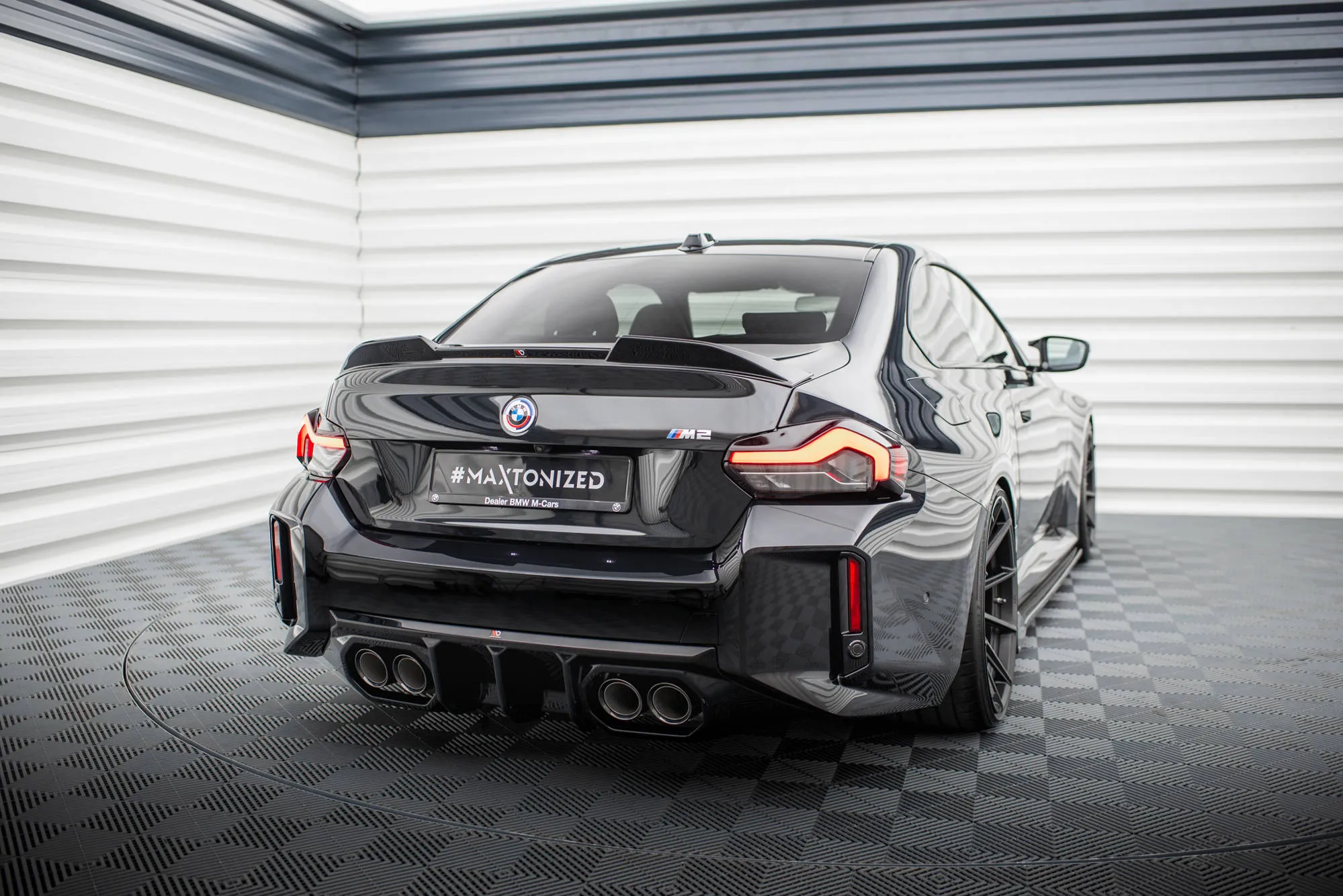 Diffuser V.2 BMW M2 (G87) 2023 -> | Glossy Black Edition – bilde 2