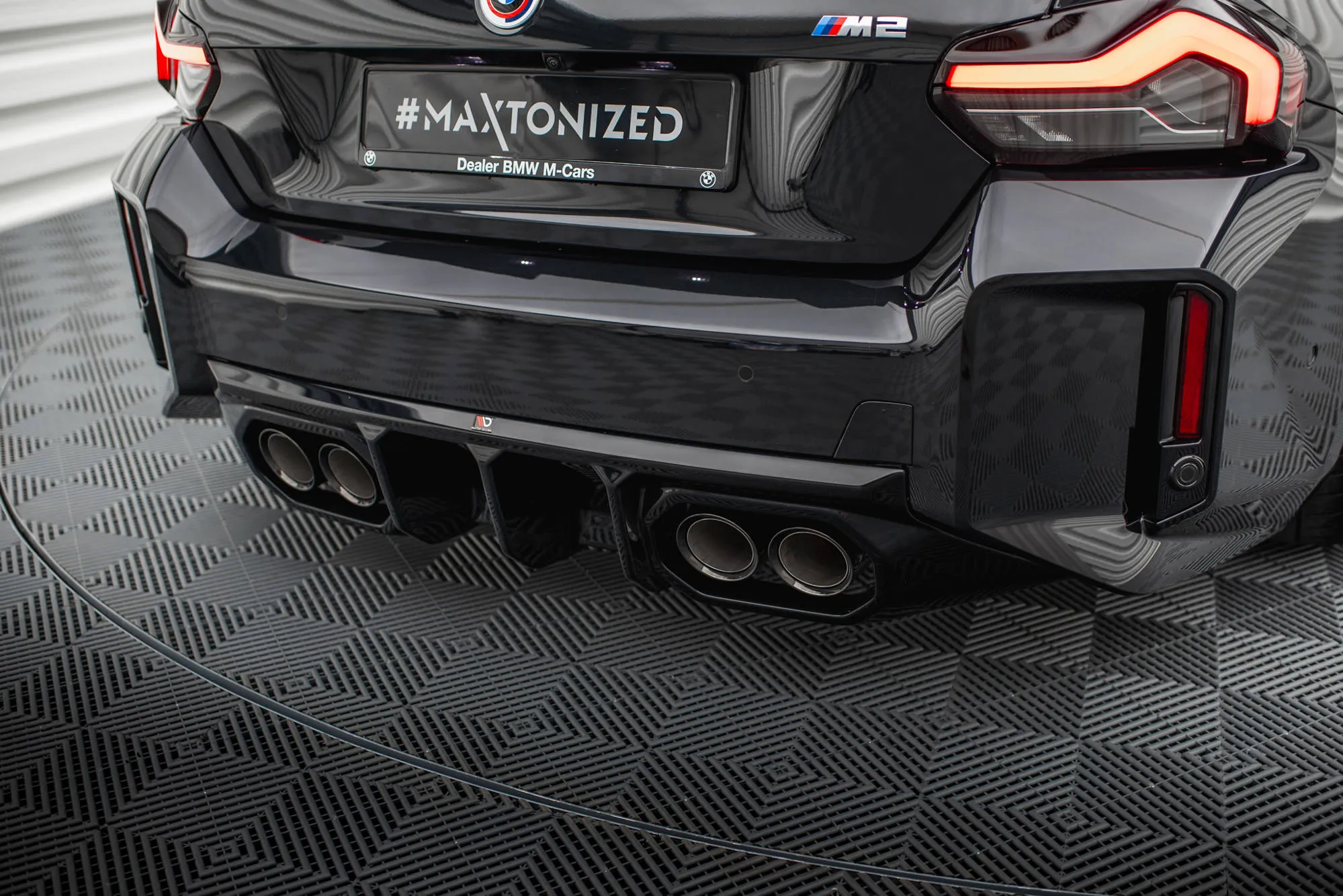 Diffuser V.2 BMW M2 (G87) 2023 -> | Glossy Black Edition – bilde 3