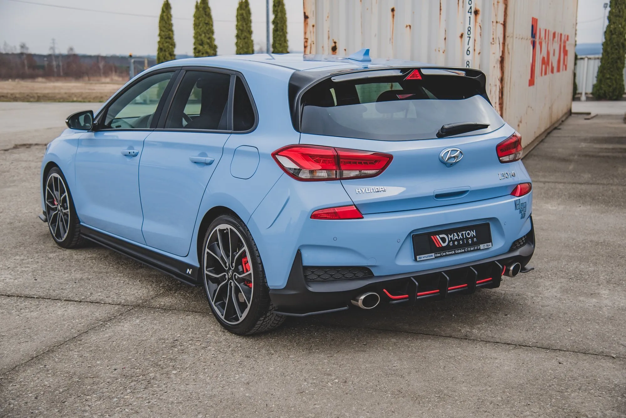 Diffuser V.2 Hyundai i30 III N 2017 -> | Street Pro Black Edition
