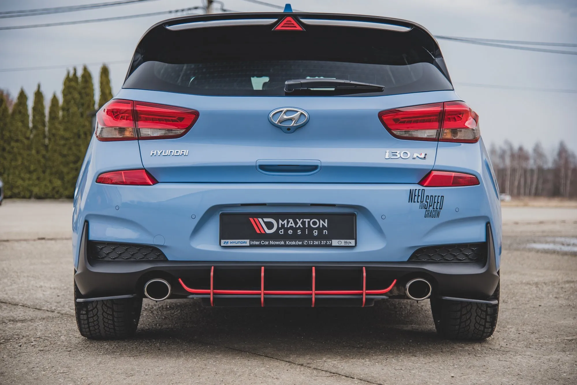 Diffuser V.2 Hyundai i30 III N 2017 -> | Street Pro Black Edition – bilde 9