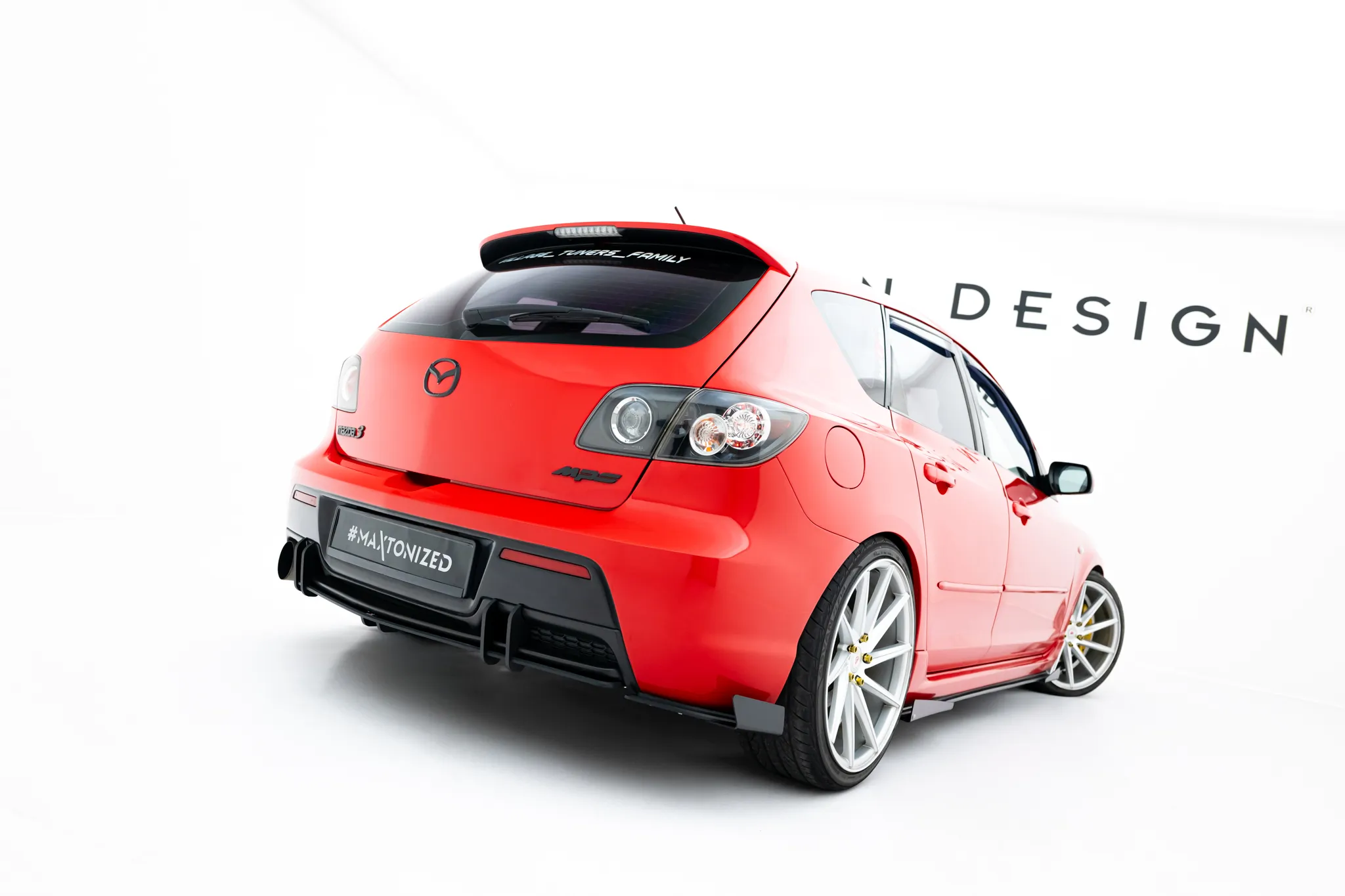 Diffuser V.2 Mazda 3 MPS (Mk1) 2006-2008 | Street Pro Black Edition