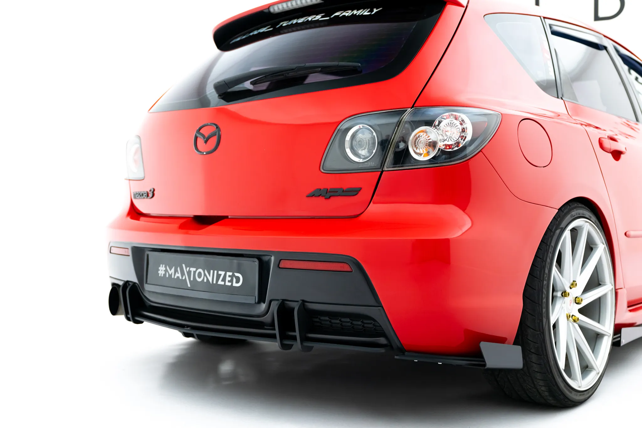 Diffuser V.2 Mazda 3 MPS (Mk1) 2006-2008 | Street Pro Black Edition – bilde 2