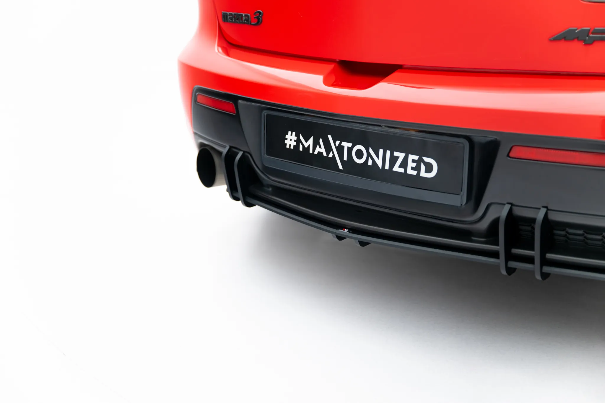Diffuser V.2 Mazda 3 MPS (Mk1) 2006-2008 | Street Pro Black Edition – bilde 4