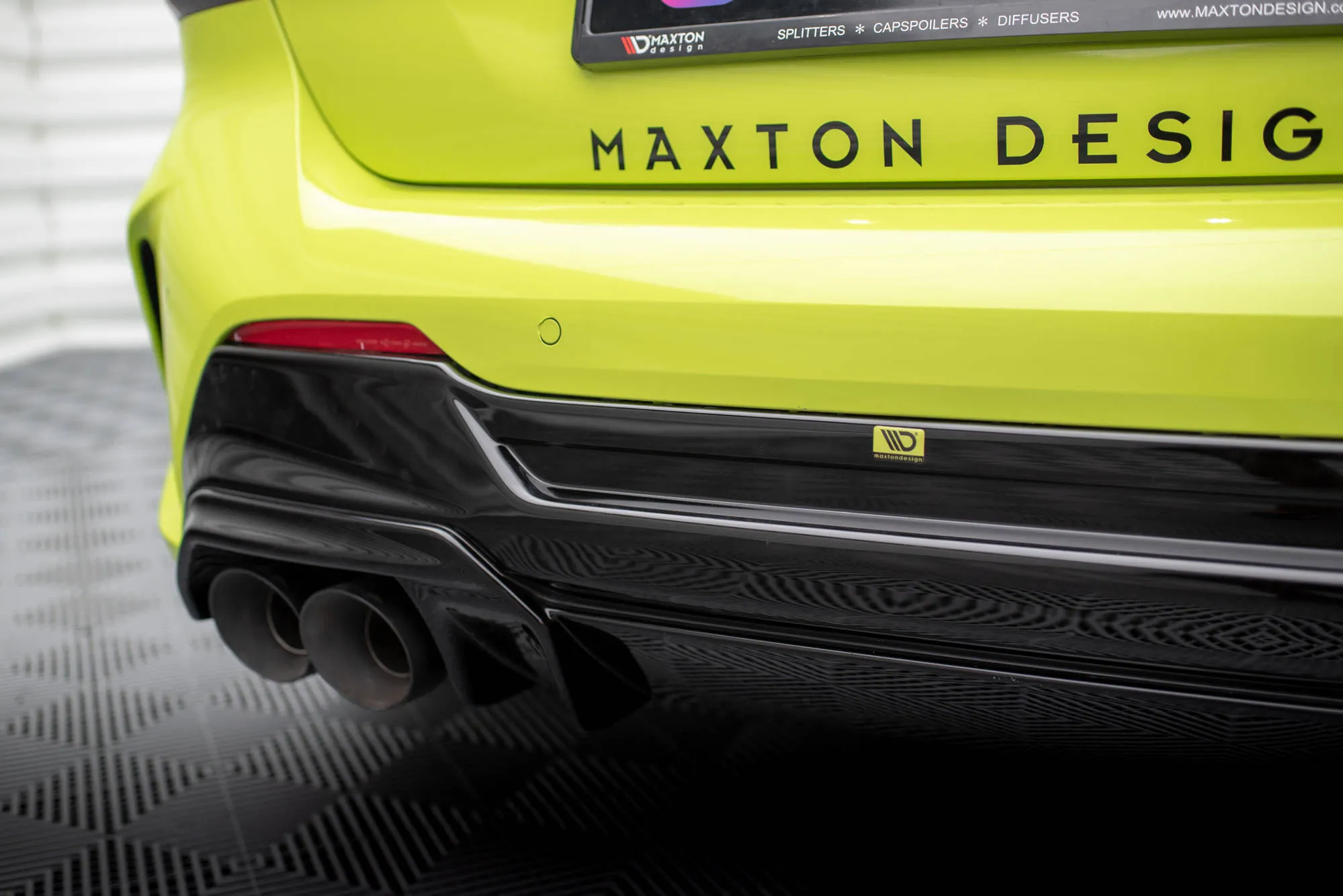 Diffuser V.2 med Milltek eksos BMW 1 (F40) M-Pack / BMW M135i (F40) 2019 - 2024 | Glossy Black Edition – bilde 4