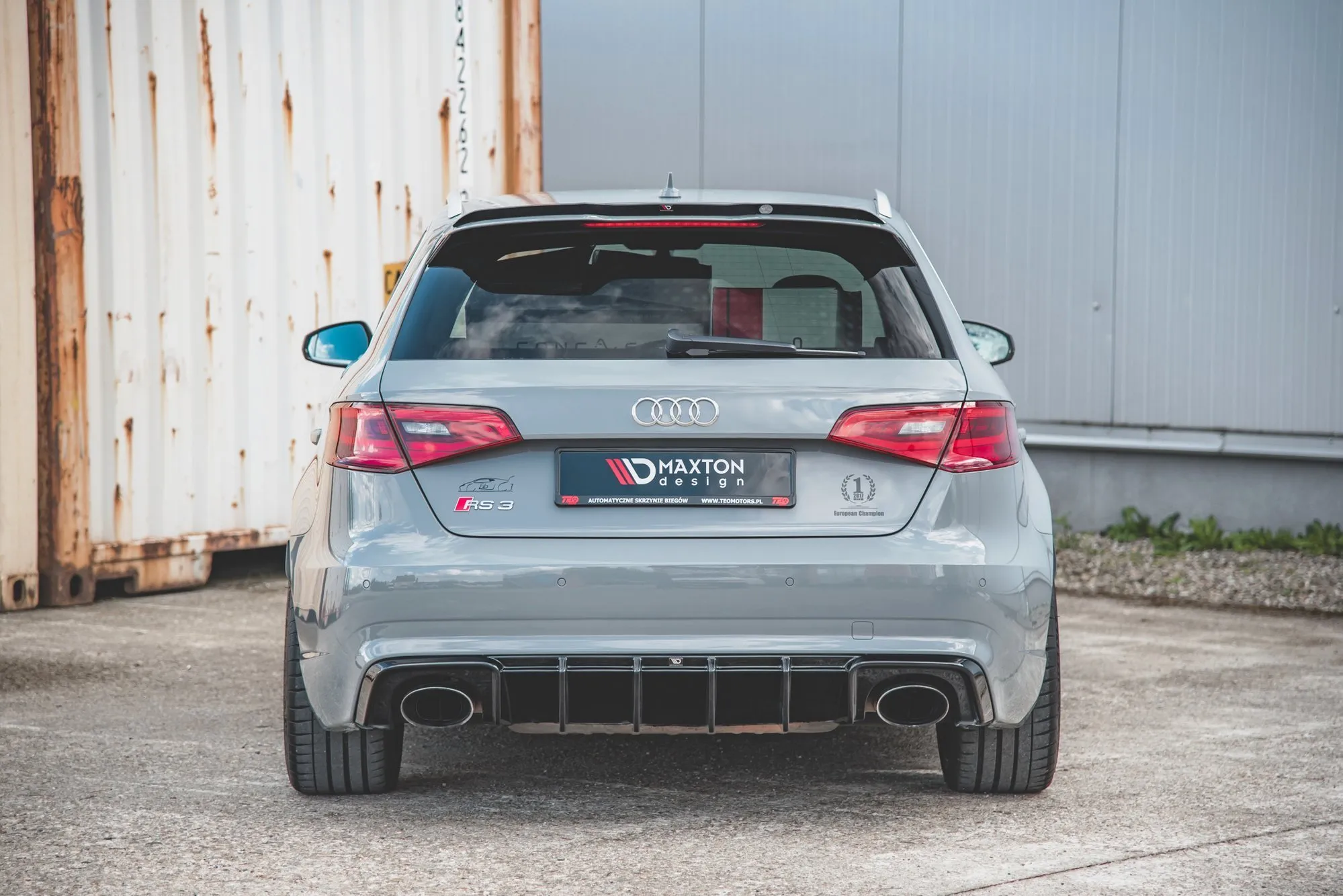 Diffuser V.2 RS3 Sportback (8V) 2015-2020 | Glossy Black Edition – bilde 2