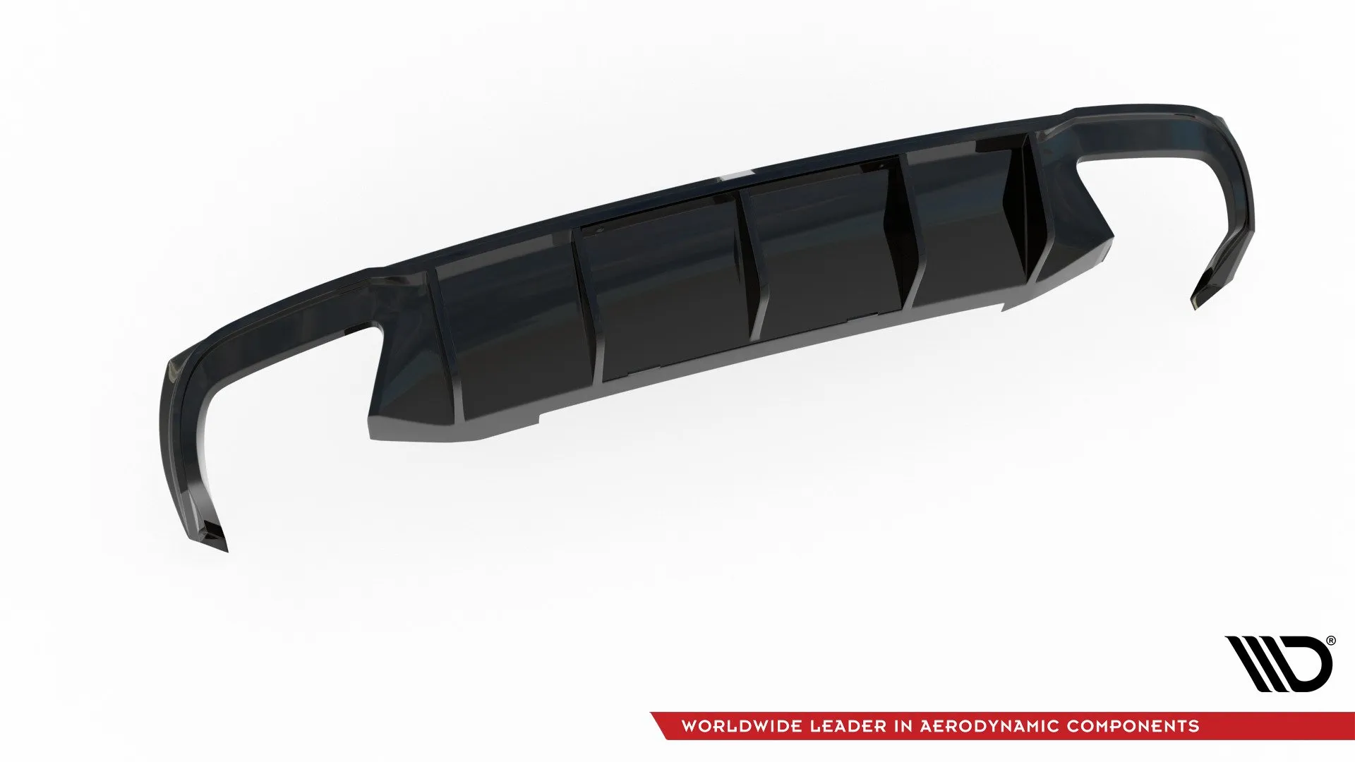 Diffuser V.2 Skoda Octavia RS (Mk3) 2012-2020 | Glossy Black Edition – bilde 4