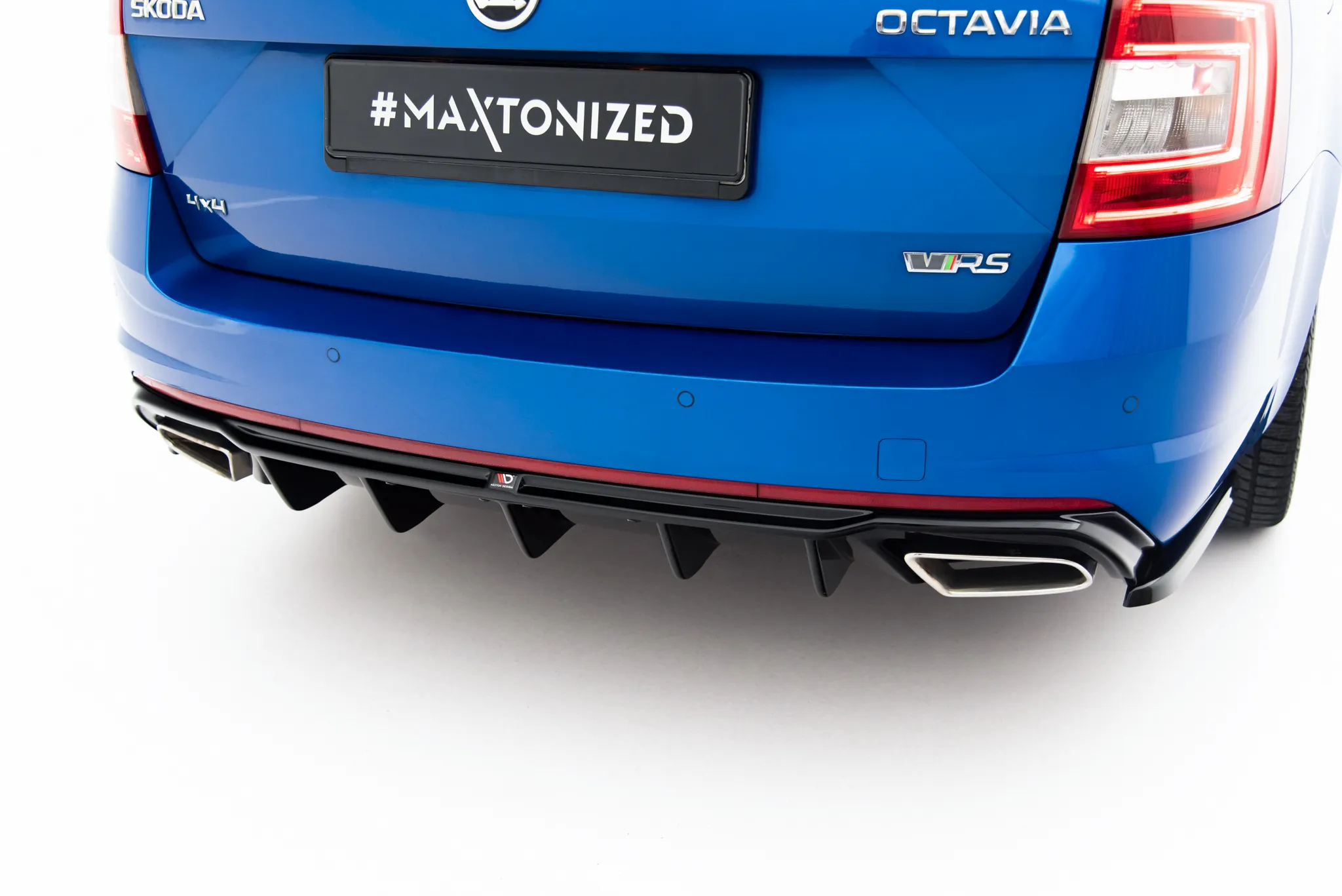 Diffuser V.2 Skoda Octavia RS (Mk3) 2012-2020 | Glossy Black Edition – bilde 9