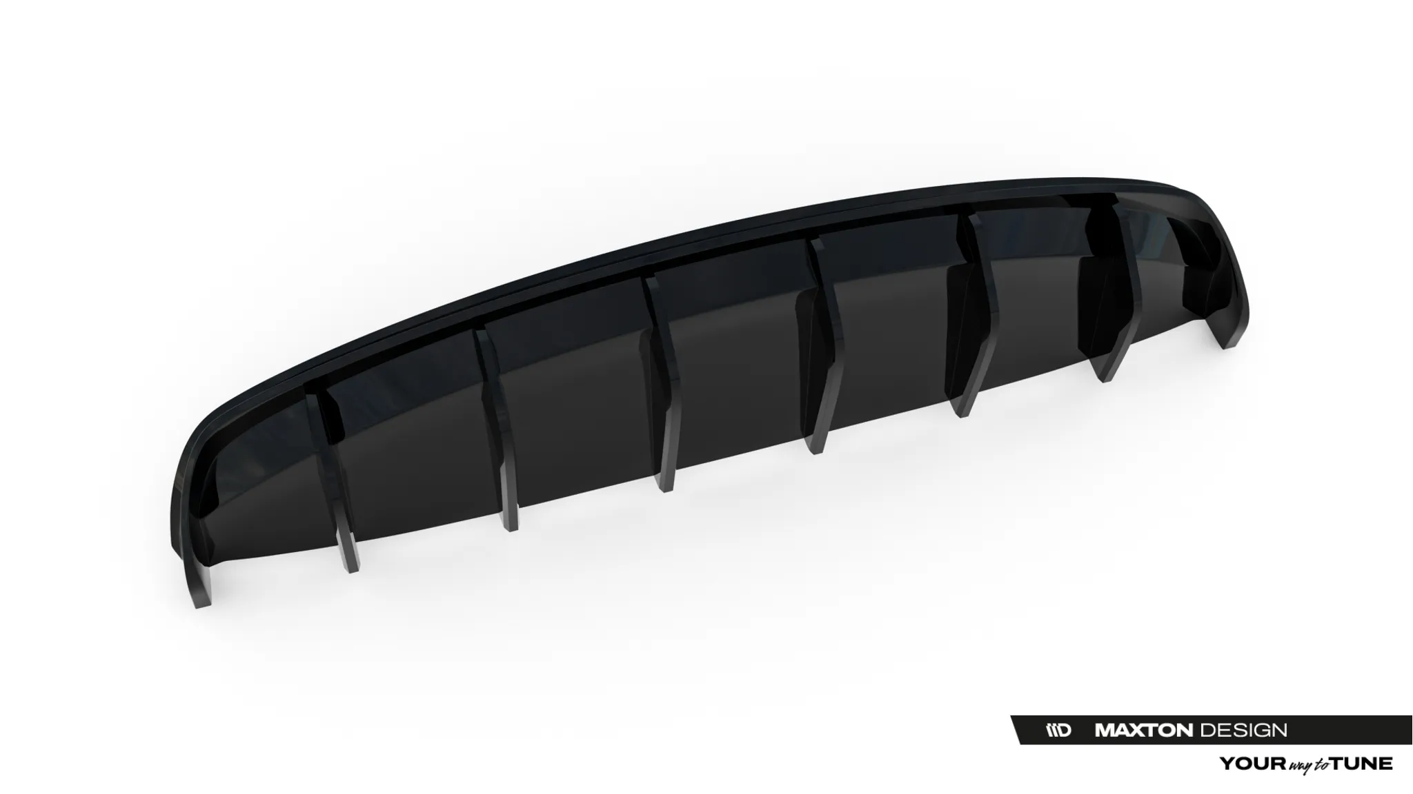 Diffuser V.2 Tesla Model 3 2017 - 2023 | Glossy Black Edition
