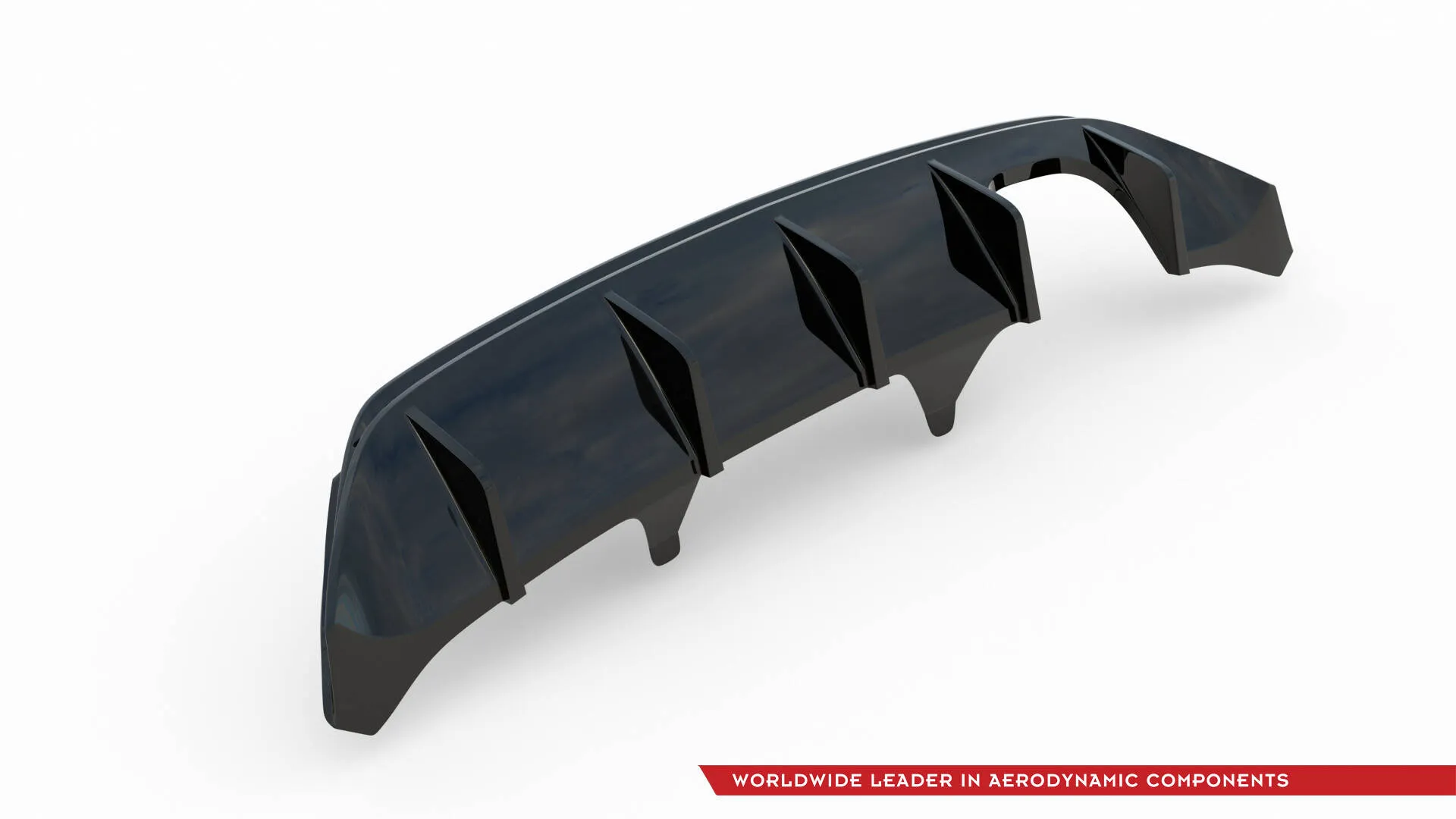 Diffuser V.2 V.2 Ford Fiesta Mk7 ST / ST-Line 2016 - 2023 | Glossy Black Edition – bilde 5