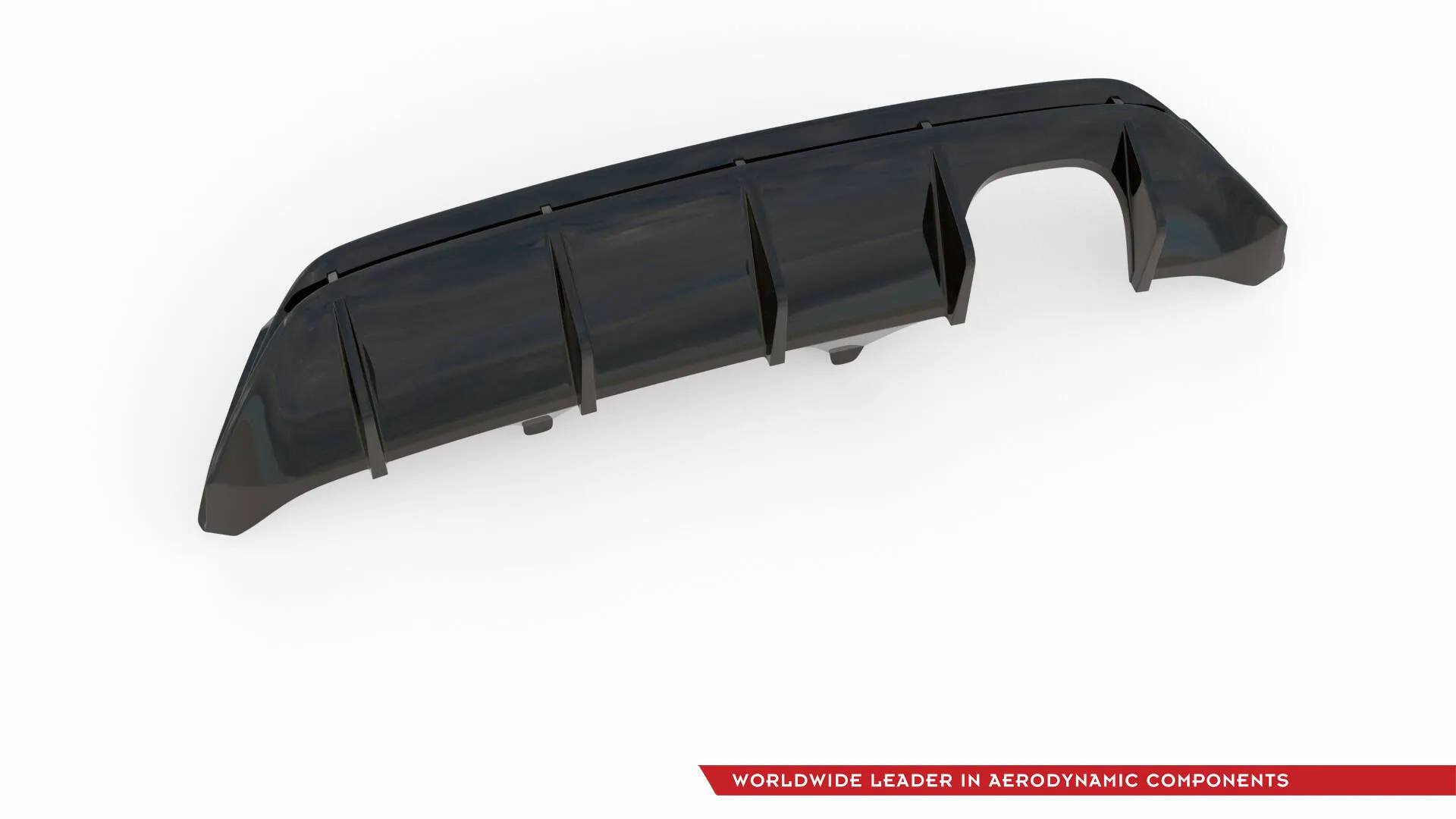 Diffuser V.2 V.2 Ford Fiesta Mk7 ST / ST-Line 2016 - 2023 | Glossy Black Edition – bilde 6