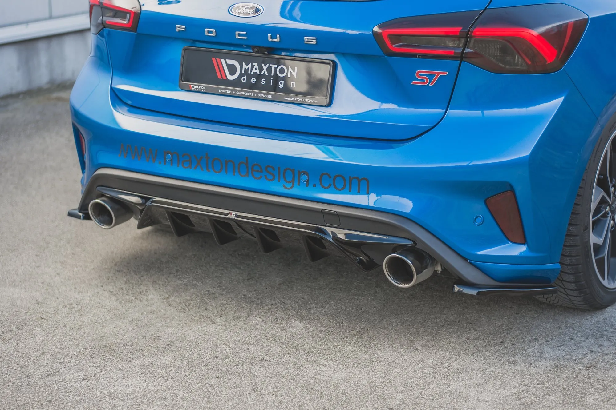 Diffuser V.2 V.2 Ford Focus ST mk4 2019-> | Glossy Black Edition – bilde 6