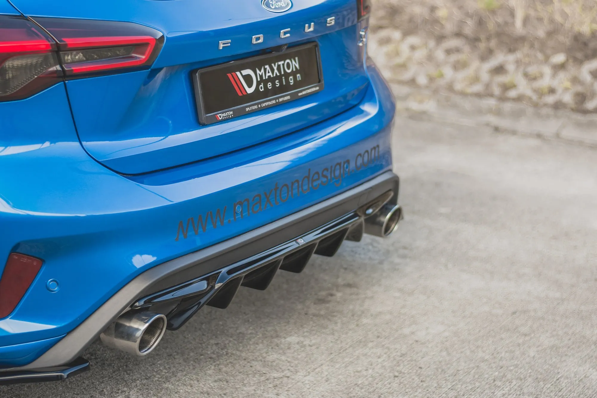 Diffuser V.2 V.2 Ford Focus ST mk4 2019-> | Glossy Black Edition – bilde 7