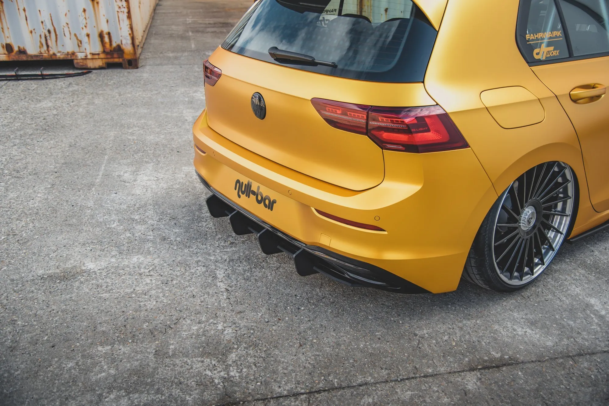 Diffuser V.2 Volkswagen Golf (Mk8) 2019-2026 | Street Pro Black Edition – bilde 2
