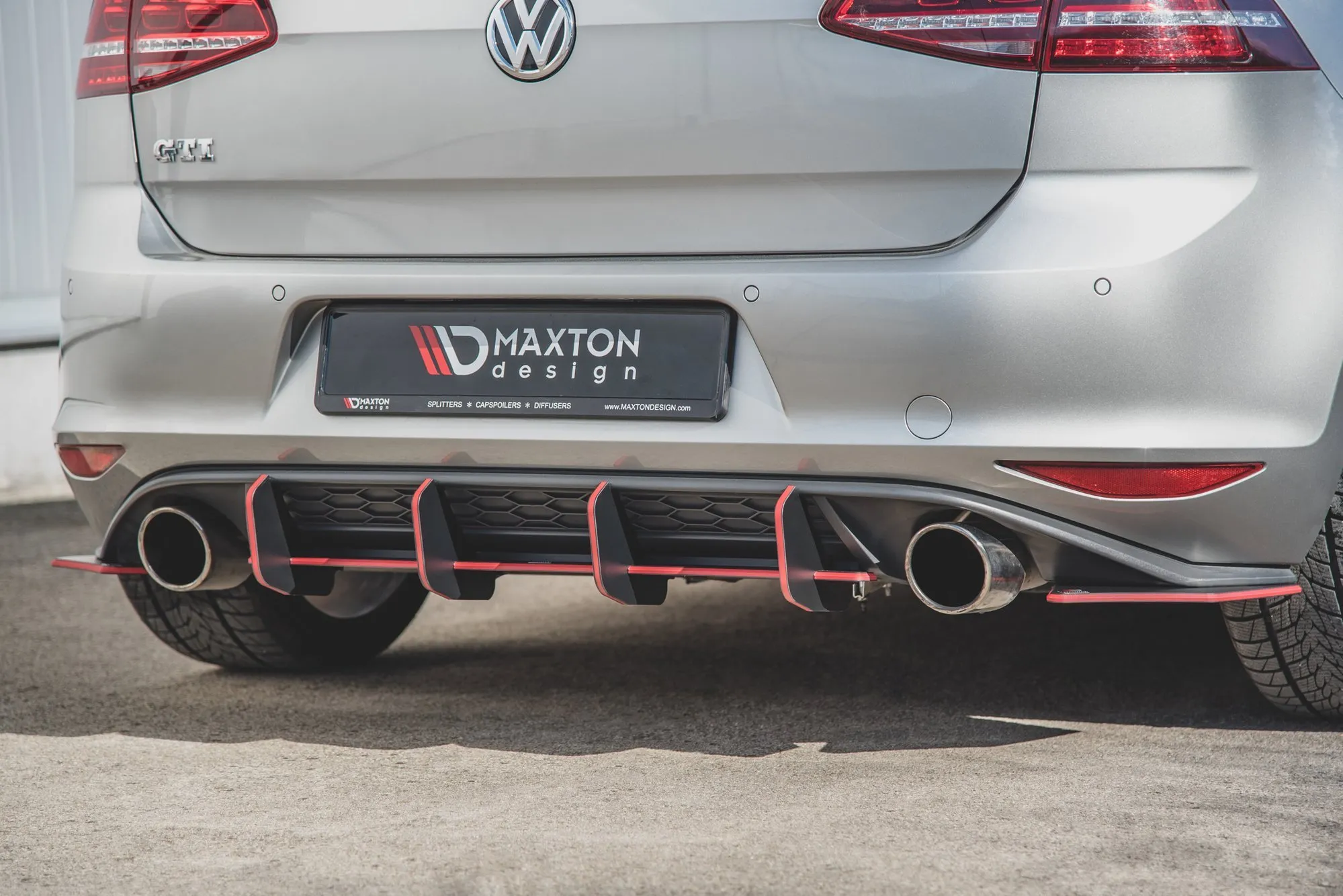 Diffuser V.2 VW Golf 7 GTI 2013 - 2017 | Street Pro Black Edition – bilde 12