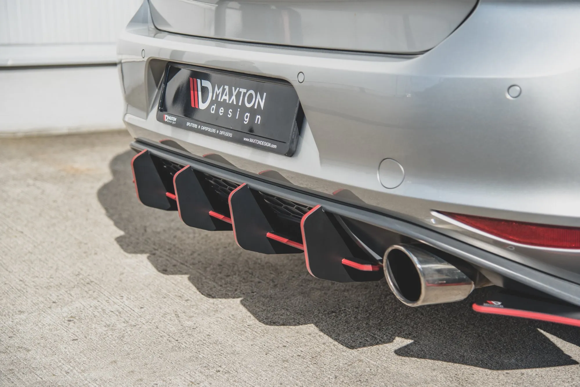 Diffuser V.2 VW Golf 7 GTI 2013 - 2017 | Street Pro Black Edition – bilde 13