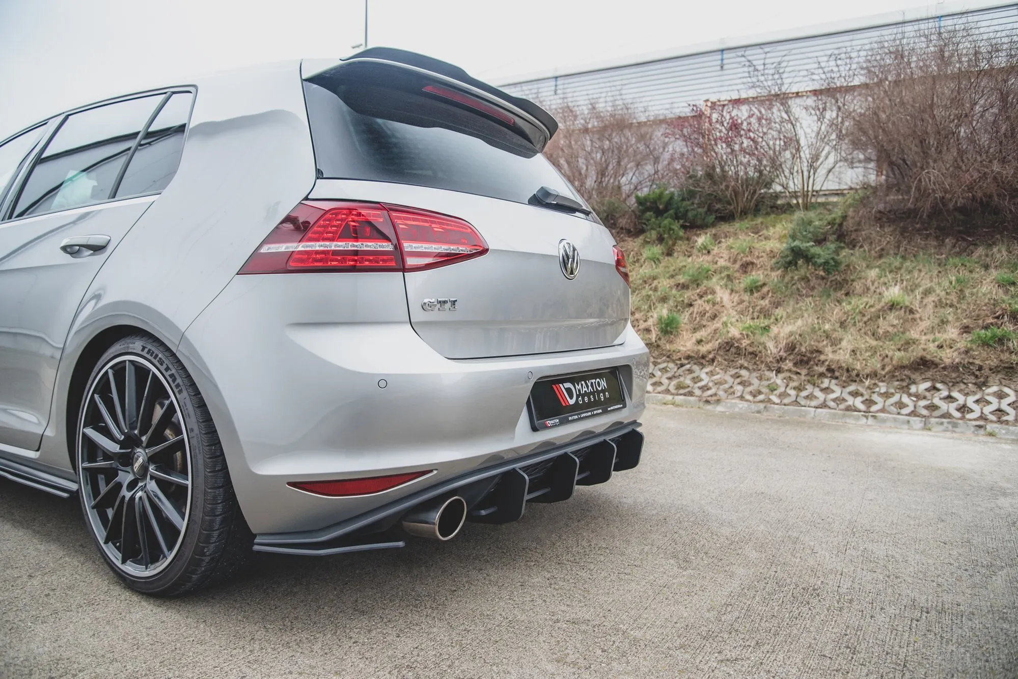 Diffuser V.2 VW Golf 7 GTI 2013 - 2017 | Street Pro Black Edition – bilde 2