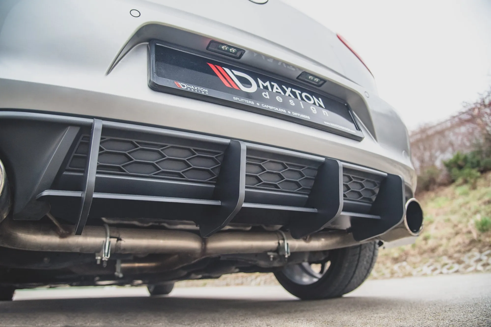 Diffuser V.2 VW Golf 7 GTI 2013 - 2017 | Street Pro Black Edition – bilde 4