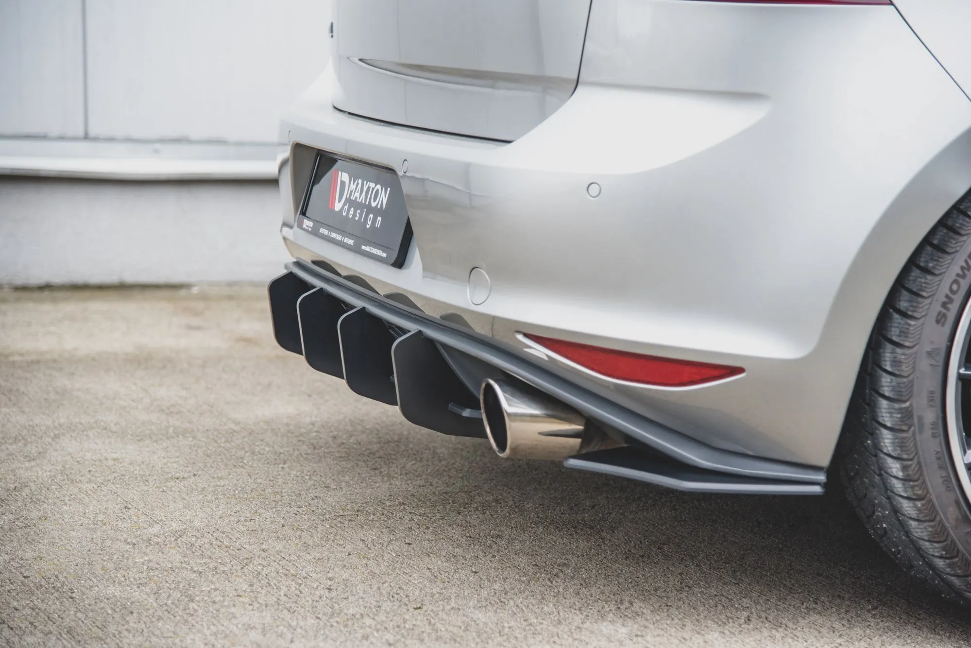 Diffuser V.2 VW Golf 7 GTI 2013 - 2017 | Street Pro Black Edition – bilde 7