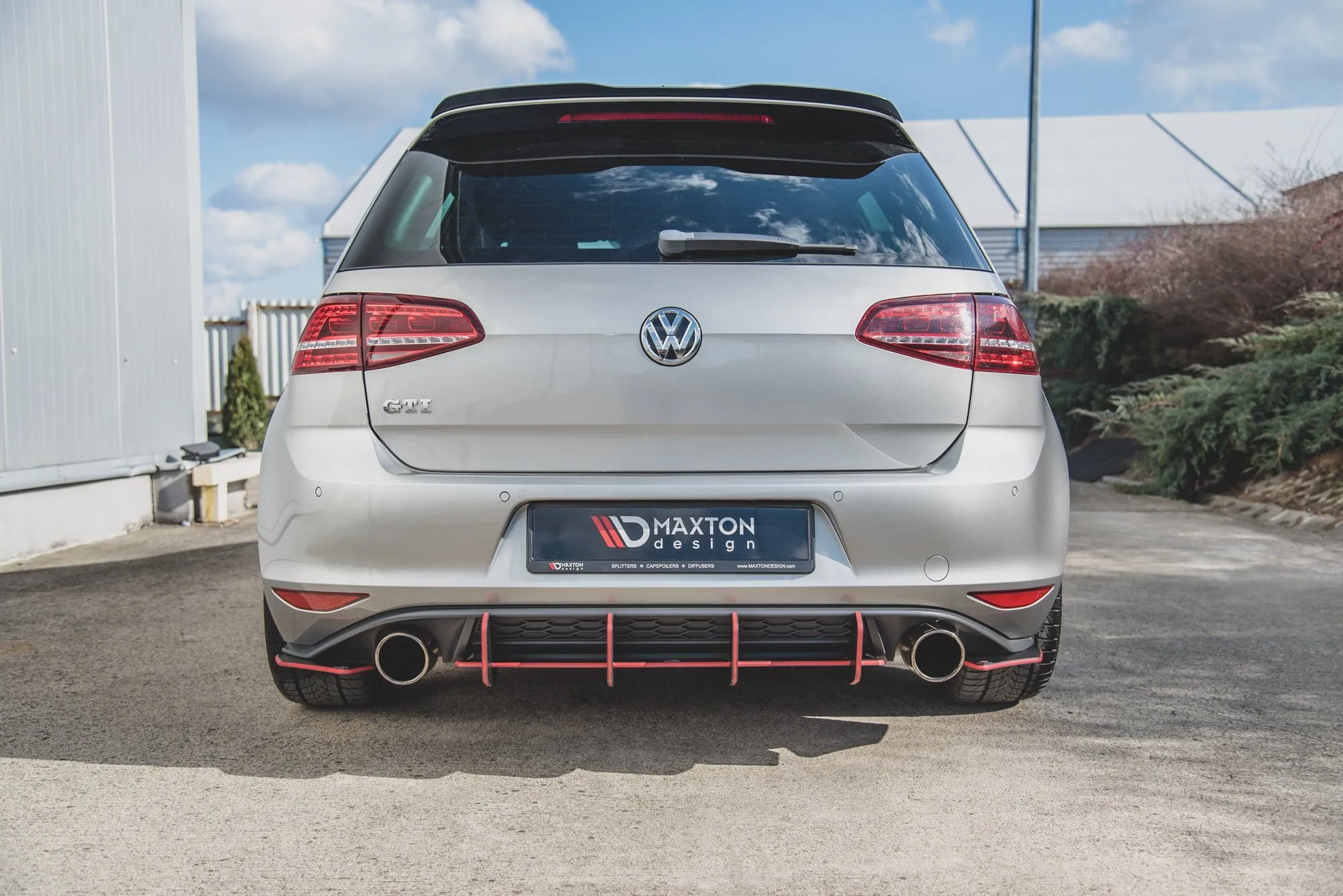 Diffuser V.2 VW Golf 7 GTI 2013 - 2017 | Street Pro Black Edition – bilde 8