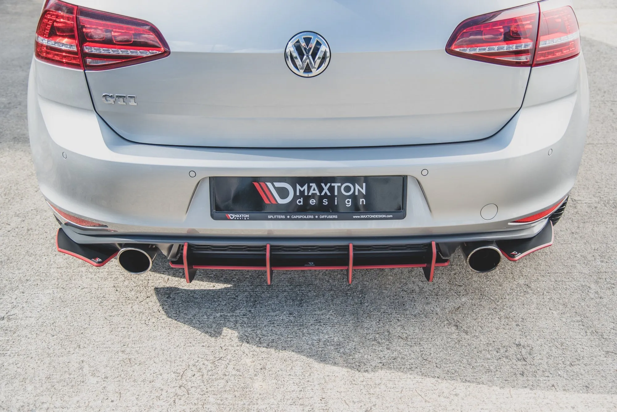 Diffuser V.2 VW Golf 7 GTI 2013 - 2017 | Street Pro Black Edition – bilde 9