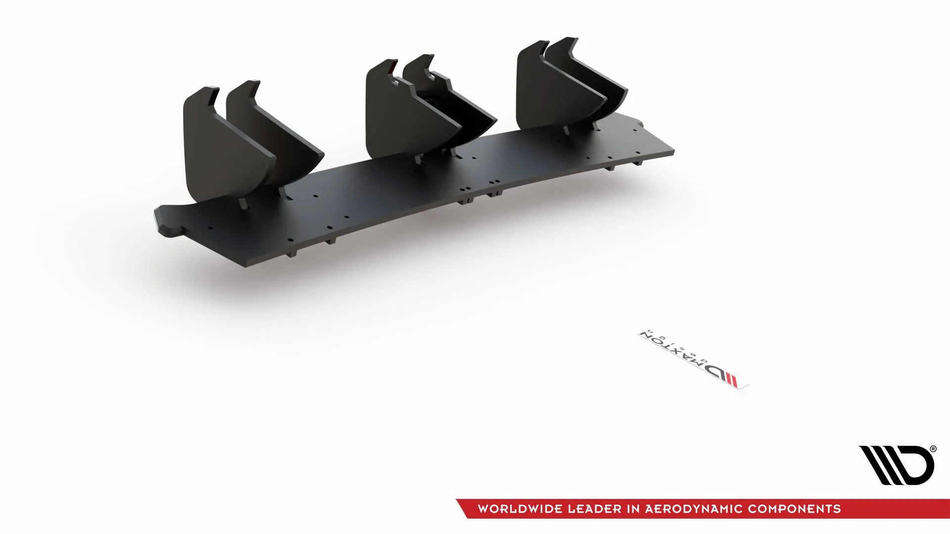 Diffuser V.2 VW Golf 8 GTI / GTI Clubsport / R-line 2020-> | Street Pro Black Edition – bilde 10