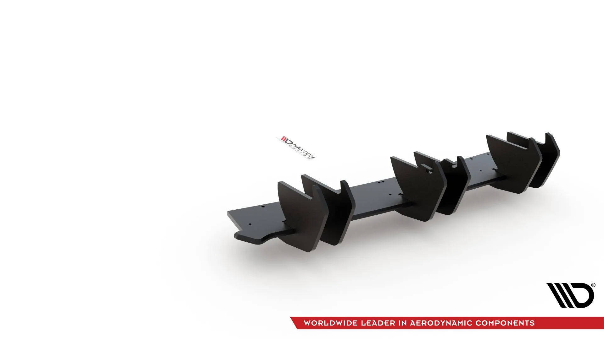 Diffuser V.2 VW Golf 8 GTI / GTI Clubsport / R-line 2020-> | Street Pro Black Edition – bilde 8