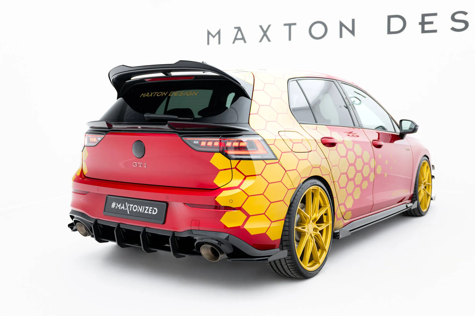 Diffuser V.2 VW Golf GTI Clubsport VIII Facelift 2024 -> | Street Pro Black Edition