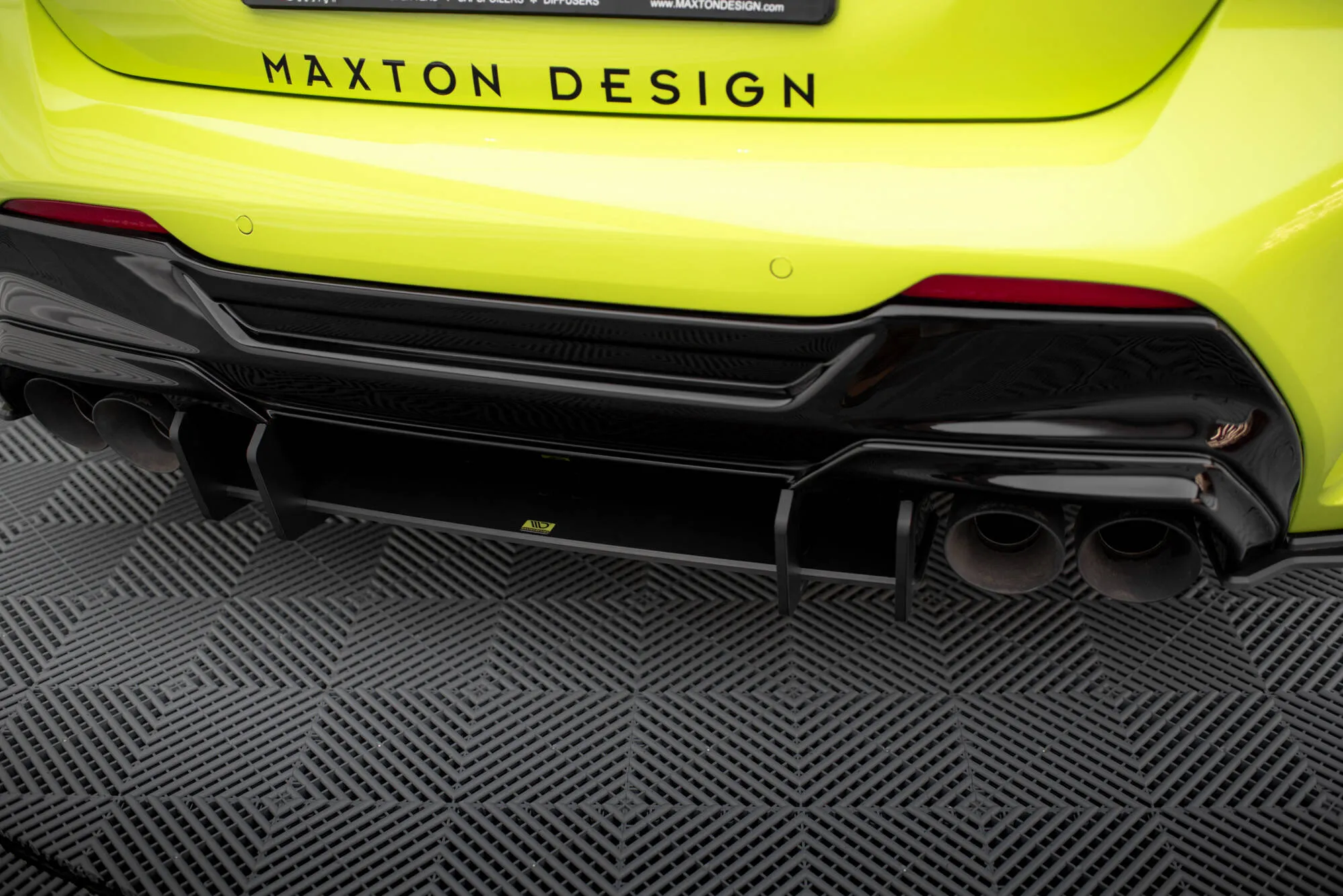 Diffuser V.3 BMW 1 (F40) M-Pack / BMW M135i (F40) 2019 - 2024 | Street Pro Black Edition