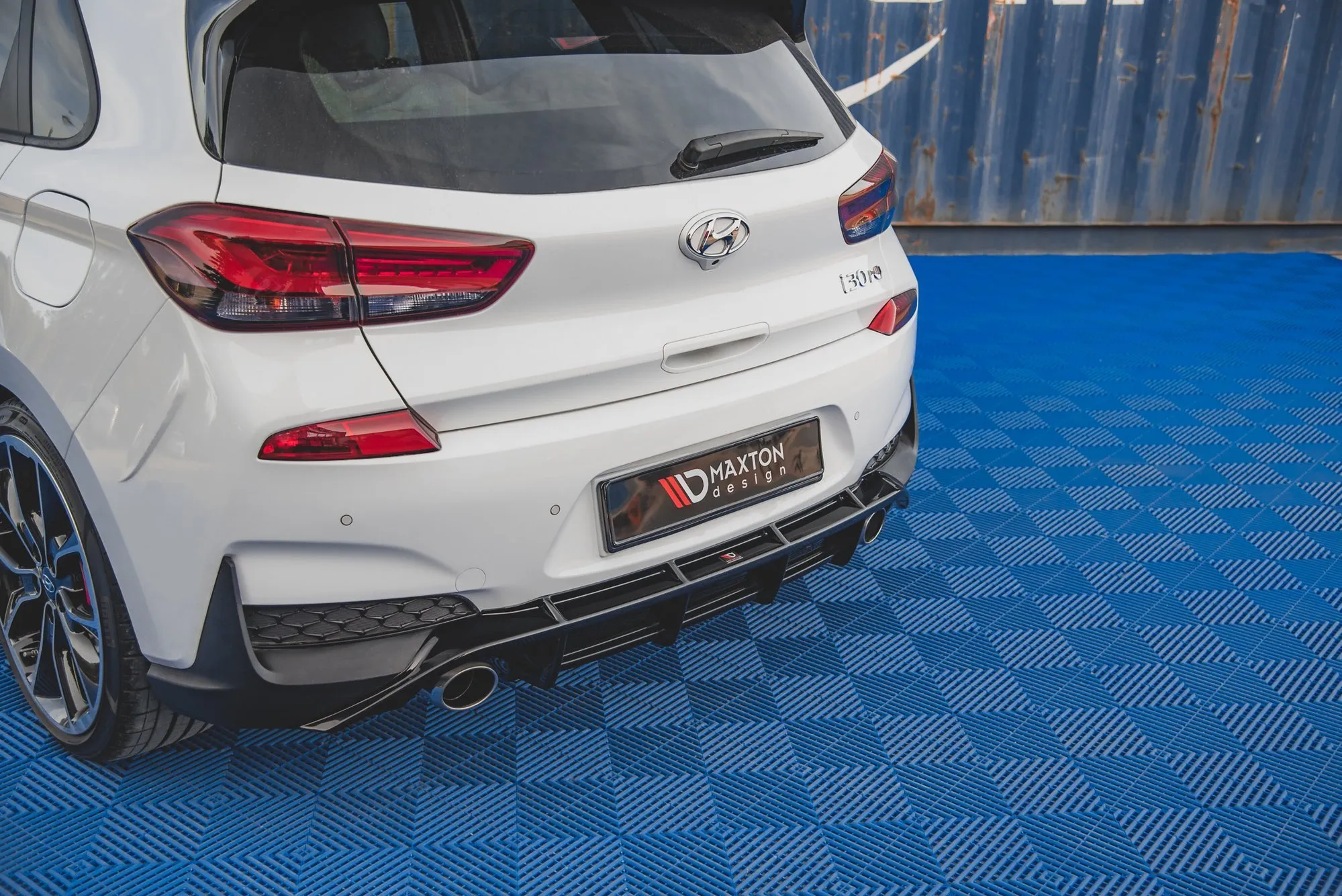 Diffuser V.3 Hyundai I30 N III 2017 - 2020 | Glossy Black Edition – bilde 2