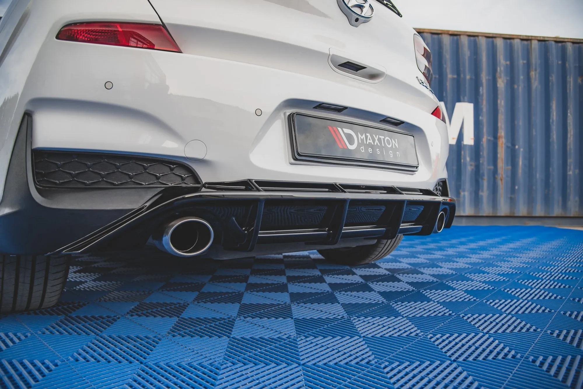 Diffuser V.3 Hyundai I30 N III 2017 - 2020 | Glossy Black Edition – bilde 3