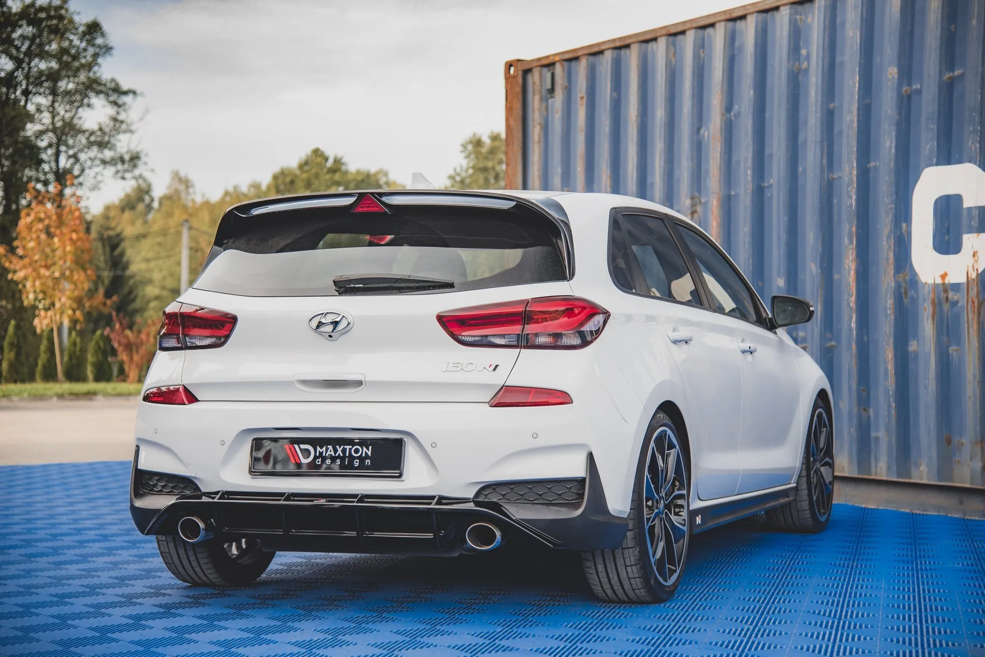 Diffuser V.3 Hyundai I30 N III 2017 - 2020 | Glossy Black Edition – bilde 4