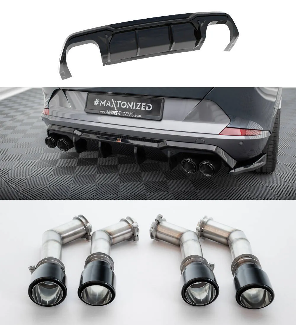 Diffuser V.3 med Milltek eksos Cupra Formentor 2020 - > | Glossy Black Edition